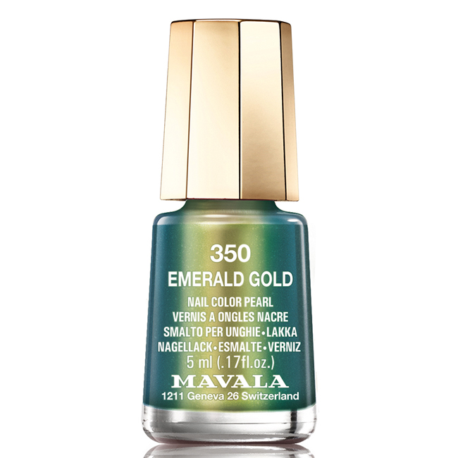 Mavala Лак для ногтей Зеленое золото/Emerand Gold , Тон 350, 5 мл08-1395 Mavala Лак для ногтей Зеленое золото/Emerand Gold , Тон 350, 5 мл08-1395Лаки для ногтей Mavala представлены классическими и ультрамодными оттенками. Они пропускают воздух даже через 3-4 слоя, давая возможность ногтям дышать. Специально разработанный состав лаков позволяет им оставаться свежими и насыщенными долгое время. Лаки не содержат толуол, формальдегид, камфору, дибутил фталат, канифоль и добавленный никель.