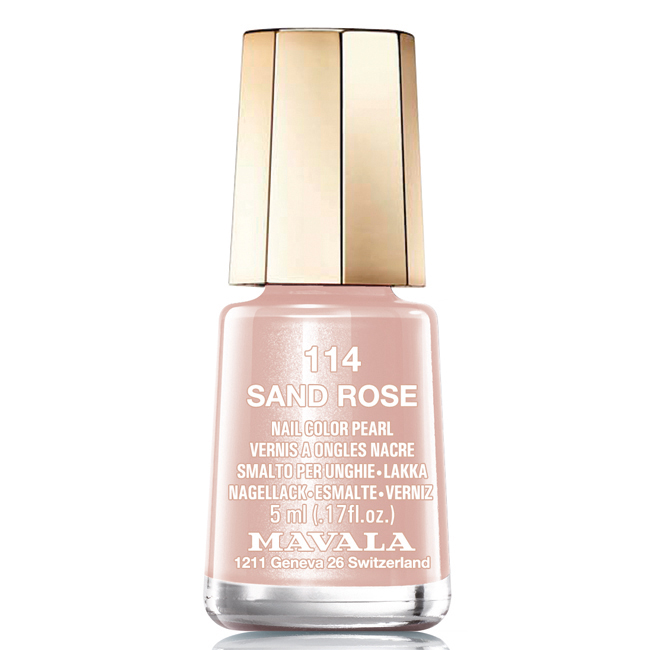 Mavala Лак для ногтей Розовый песок/Sand Rose , Тон 114, 5 мл08-1439 Mavala Лак для ногтей Розовый песок/Sand Rose , Тон 114, 5 мл08-1439Лаки для ногтей Mavala представлены классическими и ультрамодными оттенками. Они пропускают воздух даже через 3-4 слоя, давая возможность ногтям дышать. Специально разработанный состав лаков позволяет им оставаться свежими и насыщенными долгое время. Лаки не содержат толуол, формальдегид, камфору, дибутил фталат, канифоль и добавленный никель.