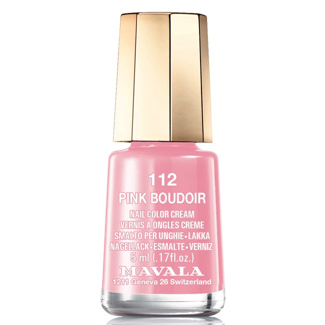 Mavala Лак для ногтей Розовый будуар/Pink Boudoir, Тон 112, 5 мл08-1458 Mavala Лак для ногтей Розовый будуар/Pink Boudoir, Тон 112, 5 мл08-1458Лаки для ногтей Mavala представлены классическими и ультрамодными оттенками. Они пропускают воздух даже через 3-4 слоя, давая возможность ногтям дышать. Специально разработанный состав лаков позволяет им оставаться свежими и насыщенными долгое время. Лаки не содержат толуол, формальдегид, камфору, дибутил фталат, канифоль и добавленный никель.