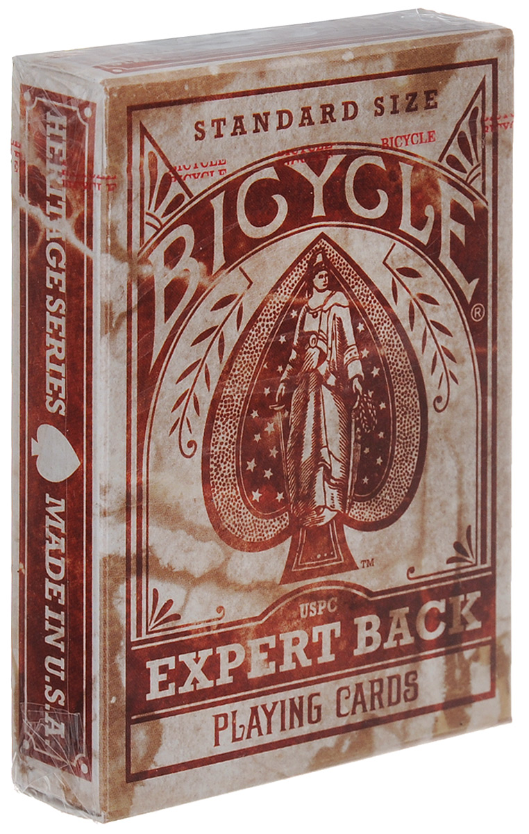 Карты игральные Bicycle Expert Back, цвет: красный, 54 картыК-254 Карты игральные Bicycle Expert Back, цвет: красный, 54 картыК-254Игральные карты Bicycle Expert Back стандартного размера выполнены из многослойного картона с пластиковым покрытием и превосходно подойдут как для игры, так и для личной коллекции. Игральные карты Bicycle Expert Back - это переиздание колоды дизайна 1895 года. Похвастайтесь своей уникальной колодой, которая работает словно машина времени и возвращает нас в преддверие XX века.