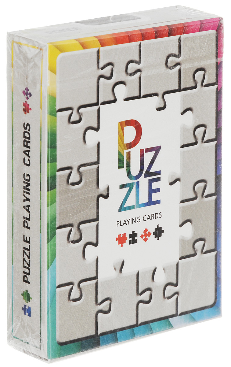 Карты игральные Jl Magic Puzzle, 55 картК-578 Карты игральные Jl Magic Puzzle, 55 картК-578Игральные карты Jl Magic Puzzle стандартного размера выполнены из многослойного картона с пластиковым покрытием и превосходно подойдут как для игры, так и для личной коллекции. Дизайн карт выполнен в стиле пазлов. Рубашки карт и коробка выглядят как головоломка.