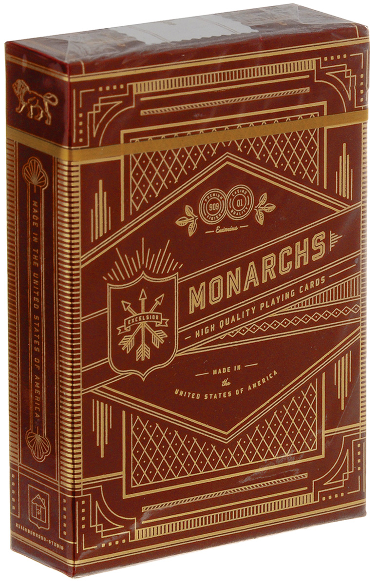 Карты игральные Theory11 Monarchs, цвет: красный, 55 картК-569 Карты игральные Theory11 Monarchs, цвет: красный, 55 картК-569Игральные карты Theory11 Monarchs стандартного размера выполнены на бумаге Q1 с ультра-тонкими краями с пластиковым покрытием и превосходно подойдут как для игры, так и для личной коллекции. Предлагаем вашему вниманию новое издание знаменитой колоды Theory11 Monarchs. Изменения затронули цвет колоды и упаковку, в производстве которой была использована матовая шелковая бумага высочайшего качества, прекрасная на ощупь и цвет.