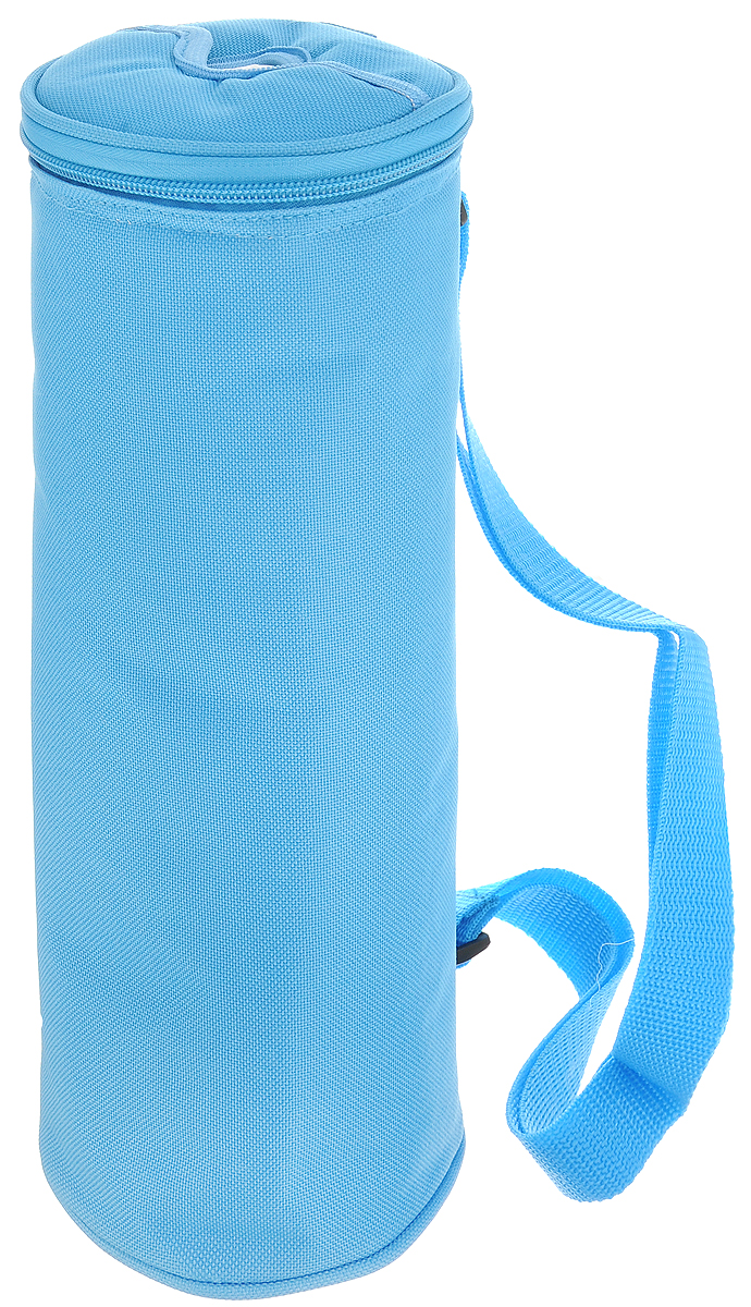Сумка-холодильник для бутылок Tescoma Coolbag, цвет: голубой, 11,5 х 11,5 х 32,5 см892314_голубой Сумка-холодильник для бутылок Tescoma Coolbag, цвет: голубой, 11,5 х 11,5 х 32,5 см892314_голубойСумка-холодильник Tescoma Coolbag, изготовленная из прочного полиэстера и полипропиленовой фольгированной пленки, предназначена для сохранения температуры напитков. Сумка-холодильник имеет одно вместительное отделение. Благодаря отверстию для горлышка, емкость можно открыть в любое время, не доставая ее из сумки. Изделие идеально подходит для ПЭТ бутылок объемом 1,5-2 литра. Внутри сумки расположена теплоизолирующая подкладка из алюминиевой фольги. Сумка закрывается на молнию и имеет регулируемый ремень для удобной переноски. Она прекрасно подходит для походов на пляж, пикников и поездок за город. С такой сумкой напитки дольше остаются охлажденными. Рекомендуется чистить влажным полотенцем. Нельзя мыть в посудомоечной машине, не стирать.