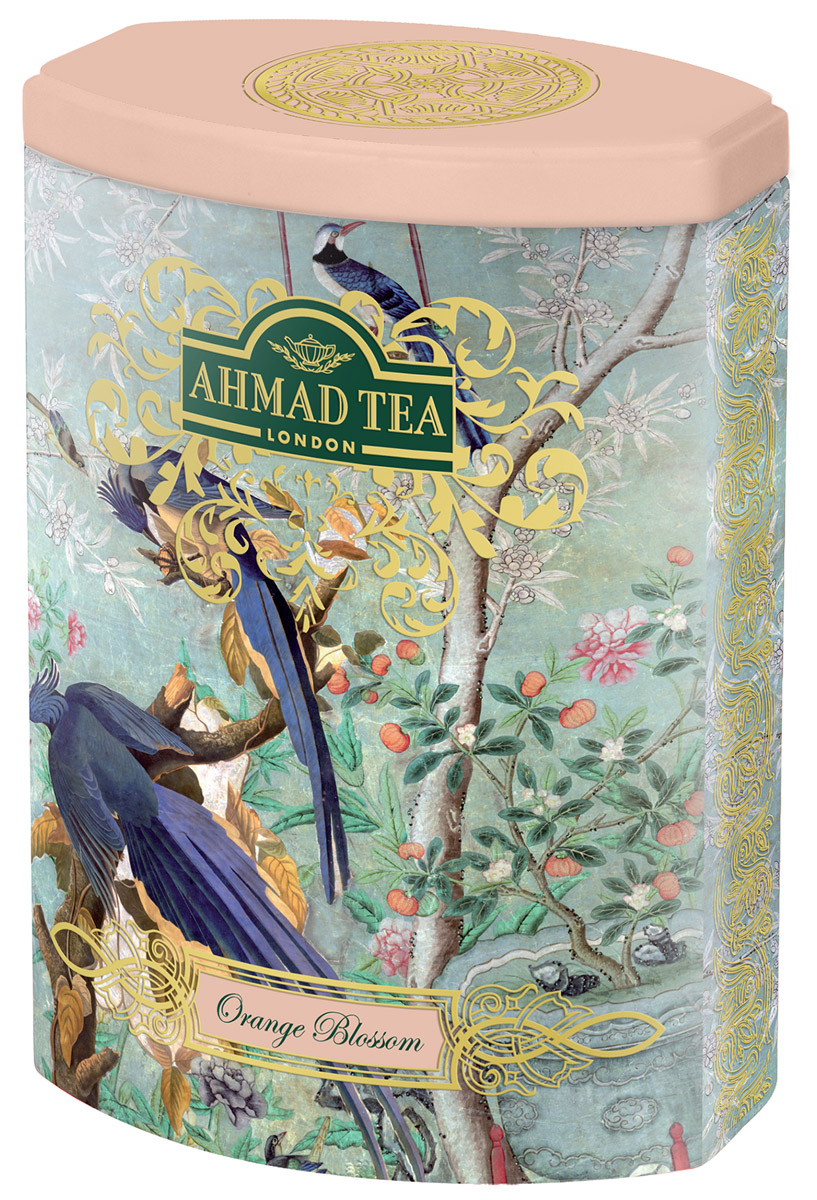 Ahmad Tea Цветок Апельсина черный листовой чай, 100 г (ж/б)1172N1 Ahmad Tea Цветок Апельсина черный листовой чай, 100 г (ж/б)1172N1Чуть заметная сластинка и тонкий аромат составляют особенный легкий букет чая Ahmad Tea Цветок Апельсина. В европейской традиции цветок апельсина считается символом любви. В честь него назвали букет невесты – флёрдоранж. Моду на них и на белые свадебные платья ввела английская королева Виктория в 19 веке.