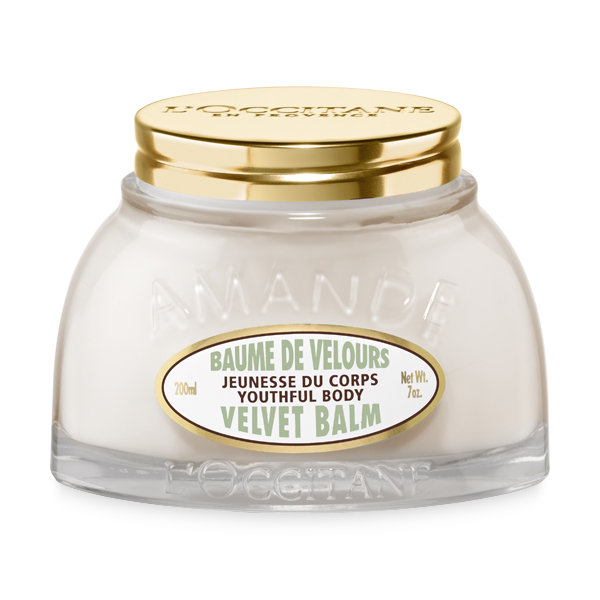LOccitane Омолаживающий бальзам для тела Бархатный Миндаль ALMOND, 200 мл333327 LOccitane Омолаживающий бальзам для тела Бархатный Миндаль ALMOND, 200 мл333327Инновационный продукт для восстановления молодости кожи тела. Мощный комплекс натуральных активных ингредиентов действует на 5 основных признаков старения тела: сухость, потеря упругости, отсутствие тонуса, появление морщин и неровностей кожи. Обладая легкой, тающей текстурой, бальзам для тела восстанавливает упругость и эластичность, делает кожу нежной и шелковистой. Уже после месяца применения состояние кожи заметно улучшается, кожа выглядит моложе, становится более гладкой и подтянутой.