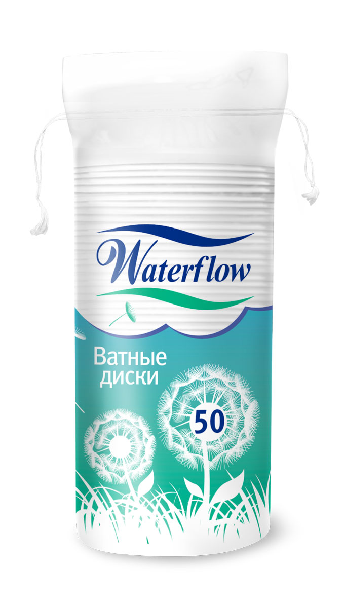 Waterflow Ватные диски, 50 шт1891 Waterflow Ватные диски, 50 шт1891Выполнены из экологически чистых материалов, гипоаллергенны. Прошитый край позволяет дискам не расслаиваться. Оптимальная толщина дисков исключает их сквозное промокание при использовании. Уникальная технология обработки хлопка позволяет дискам значительно лучше впитывать. Диски не оставляют ворсинок благодаря технологии HYDRO JET. Отлично подходят для гигиенических и косметических процедур. Дополнительно: Состав: 100% хлопок. Количество дисков в упаковке: 120 шт. Упаковка: полиэтиленовый пакет со шнуровкой.