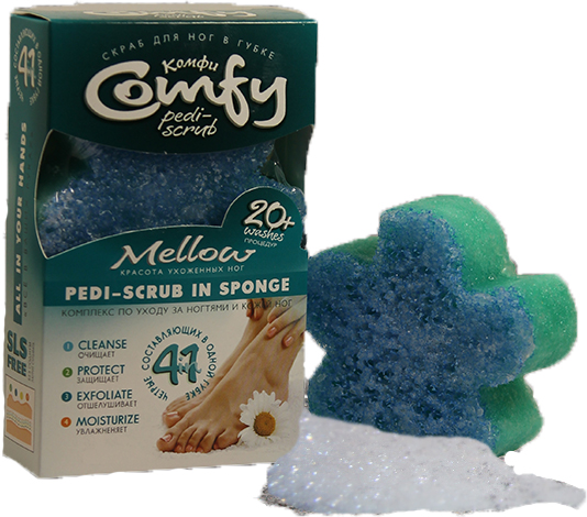 Comfy Комплекс Mellow 2в1 по уходу за ногтями и кожей ног (губка + гель-скраб)4603721013067 Comfy Комплекс Mellow 2в1 по уходу за ногтями и кожей ног (губка + гель-скраб)4603721013067Mellow заботятся о здоровье ногтей, размягчают кутикулы. Твердая поверхность бережно отшелушивает, а нежная структура второй поверхности заботливо массирует и разглаживает кожу, улучшает кровообращение Mellow и Merely заботятся о здоровье ногтей, размягчают кутикулы. Твёрдая поверхность бережно отшелушивает, а нежная структура второй поверхности заботливо массирует и разглаживает кожу, улучшает кровообращение.