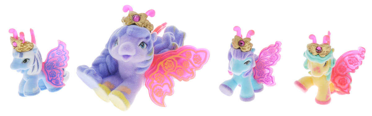 Filly Dracco Набор мини-фигурок Волшебная семья LotusLotus/astM770028-3240 (UT20580) Filly Dracco Набор мини-фигурок Волшебная семья LotusLotus/astM770028-3240 (UT20580)Набор мини-фигурок Filly Dracco Волшебная семья Lotus понравится всем юным любительницам лошадок Filly! У волшебных лошадок тоже есть своя семья! Мама-бабочка воспитывает трех хулиганов в прекрасном саду посреди волшебного леса Папиллия. В наборе с лошадками четыре карточки и буклет коллекционера. У лошадок есть красочные крылья, украшенные фамильным гербом их семьи. Каждая лошадка имеет бархатное покрытие и доброжелательное улыбчивое личико. Все детали фигурок расписаны с любовью и реалистичностью. Помимо крылышек бабочки от обычных лошадок Филли отличаются также усиками и короной. При помощи ярких усиков персонажи волшебного леса общаются между собой. Короны украшены кристаллами Swarowski. Вы можете собрать всю коллекцию и разыграть сцены из жизни красавиц бабочек! Ваша дочурка с удовольствием будет играть с набором и устраивать настоящие волшебные приключения в мире Filly Butterfly!