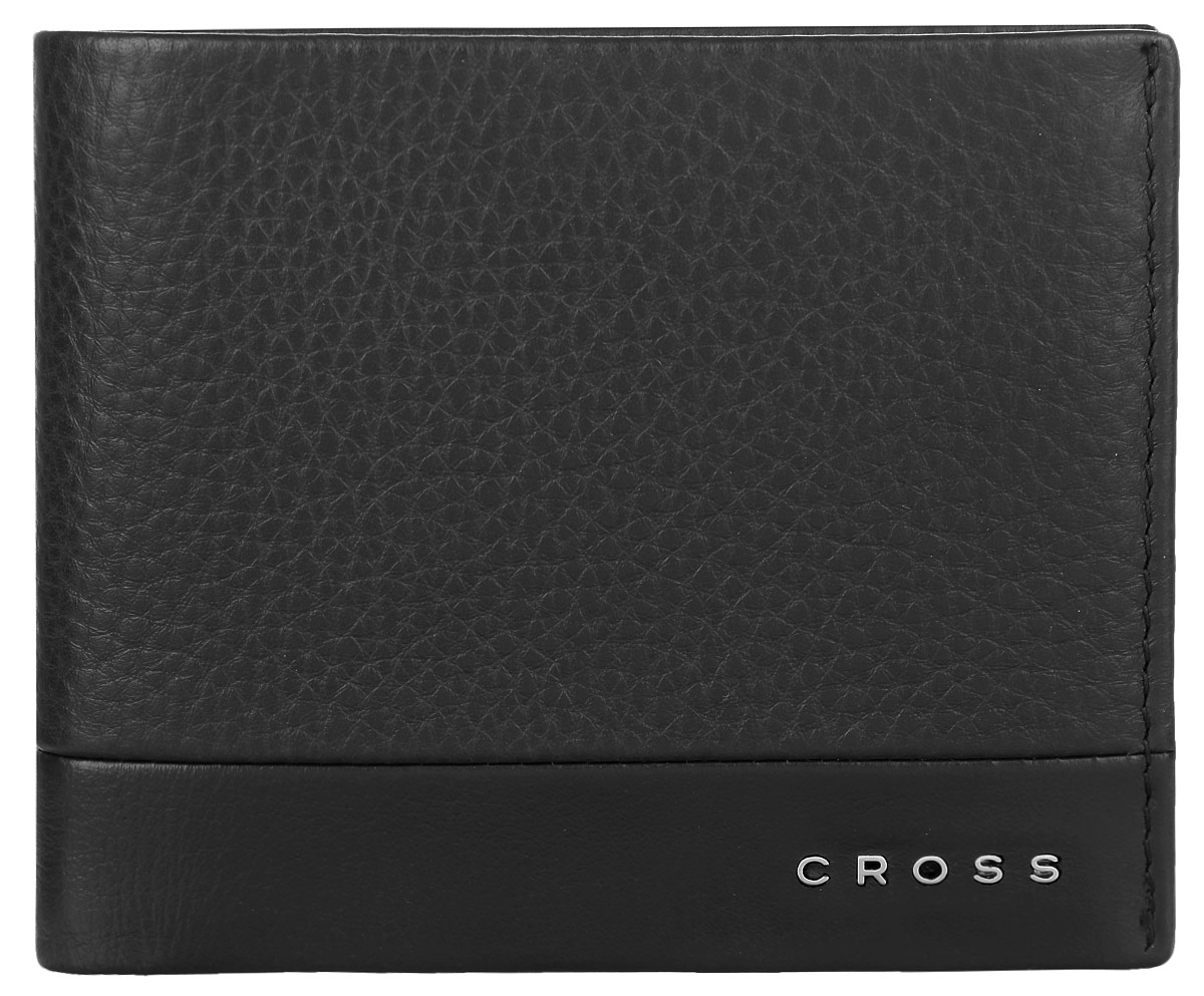 Кошелек мужской Cross, цвет: черный. AC028366-1AC028366-1 Кошелек мужской Cross, цвет: черный. AC028366-1AC028366-1Стильный мужской кошелек Cross изготовлен из натуральной кожи и оформлен металлической фурнитурой с символикой бренда. Изделие раскладывается пополам. Внутри расположены два прорезных потайных кармана, два отделения для купюр, шесть карманов для кредитных карт и карман с сетчатой вставкой. Изделие поставляется в фирменной упаковке. Практичный кошелек непременно подойдет к вашему образу, а также порадует простотой, стилем и функциональностью.