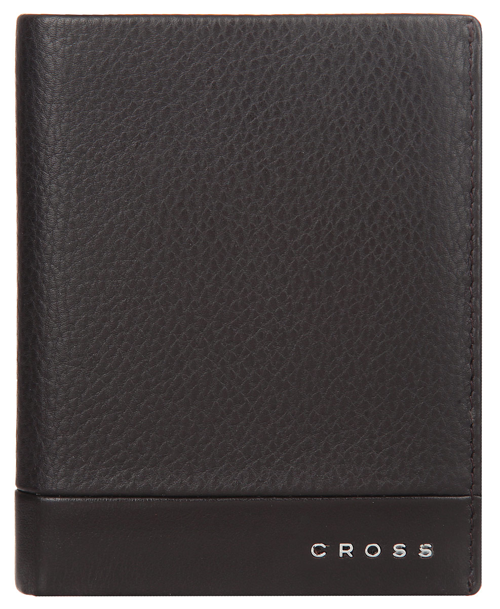 Кошелек мужской Cross, цвет: коричневый. AC028008-2AC028008-2 Кошелек мужской Cross, цвет: коричневый. AC028008-2AC028008-2Стильный мужской кошелек Cross изготовлен из натуральной кожи с зернистой фактурой и оформлен металлической фурнитурой с символикой бренда. Изделие раскладывается пополам. Внутри расположены три прорезных потайных кармана, два отделения для купюр, четыре кармана для кредитных карт и отделение для монет, закрывающееся клапаном на кнопку. Практичный кошелек непременно подойдет к вашему образу, а также порадует простотой, стилем и функциональностью.