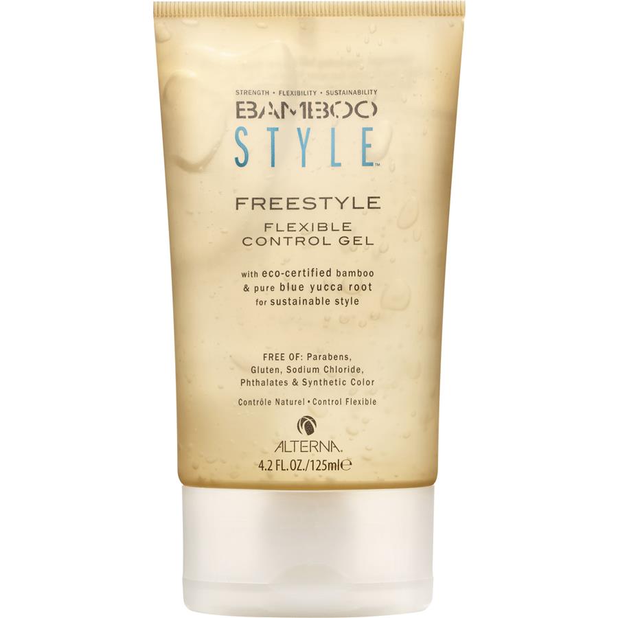 Alterna - Гель для подвижного стайлинга Bamboo Style Freestyle Flexible Control Gel125 мл40710 Alterna - Гель для подвижного стайлинга Bamboo Style Freestyle Flexible Control Gel125 мл40710Эластичный гель долгого действия обеспечивает гибкий контроль при помощи формулы Flake-free без комков. Никогда не делает волосы жесткими или ломкими. Превосходно подходит для скульптурирования и термальной укладки.