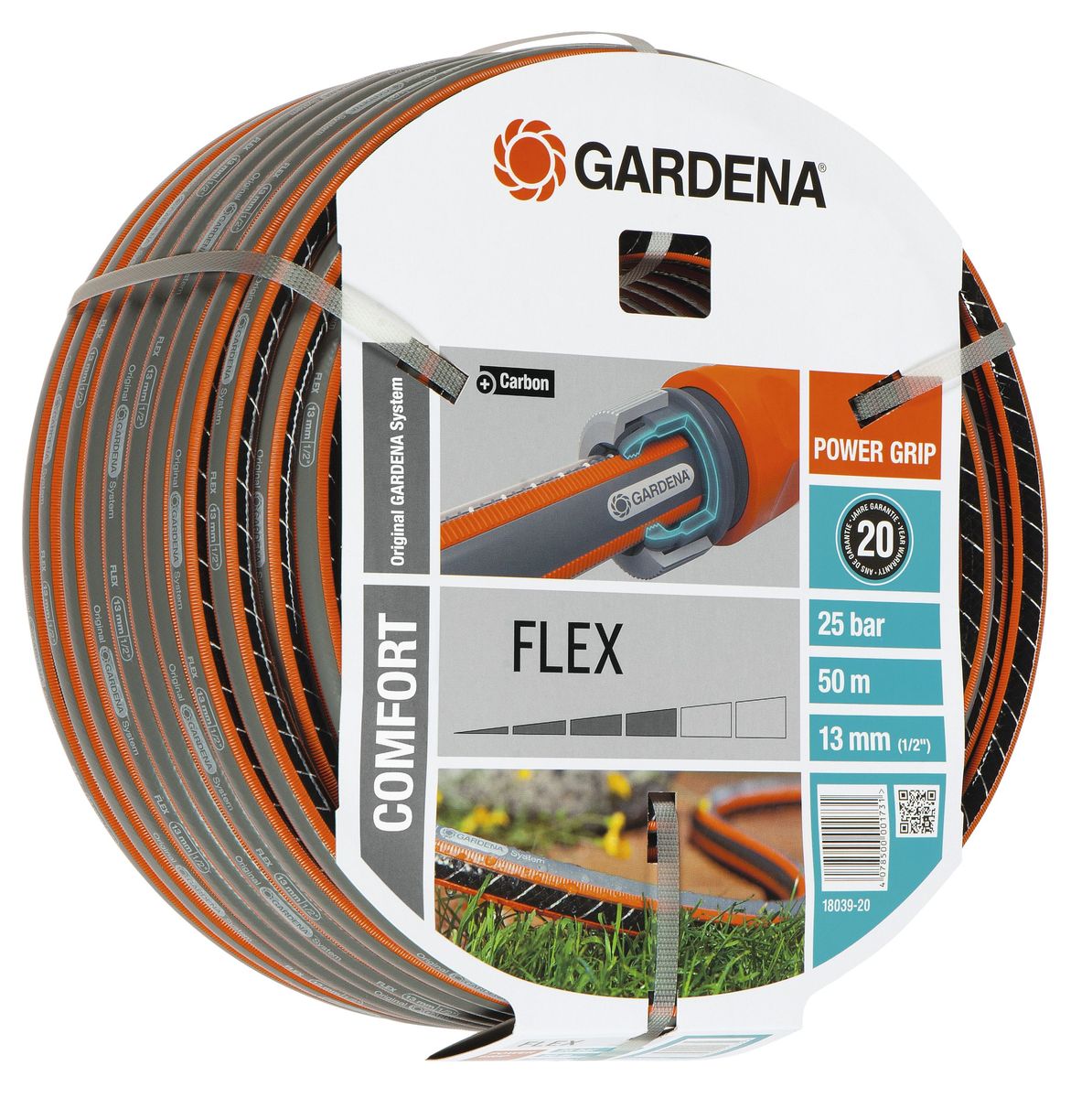 Шланг Flex 9x9 1/2 х 50 м Gardena18039-20.000.00 Шланг Flex 9x9 1/2 х 50 м Gardena18039-20.000.00С ребристым профилем Power Grip для идеального соединения с коннекторами Базовой системы полива. Устойчивость к высокому давлению и сохранение формы благодаря спиралевидному текстильному армированию, усиленному углеродом. Не перегибается, не спутывается.