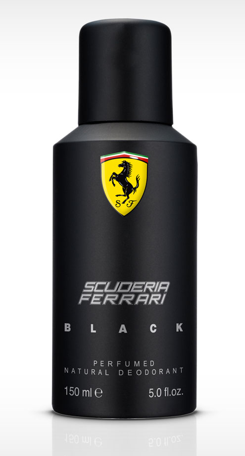 Ferrari Парфюмированный дезодорант-спрей BLACK мужская, 150 мл67000100 Ferrari Парфюмированный дезодорант-спрей BLACK мужская, 150 мл67000100Scuderia Ferrari Black Ferrari - это аромат для мужчин, принадлежит к группе ароматов фужерные. Scuderia Ferrari Black выпущен в 2013. Верхние ноты: Цитрусы, лайм, Бергамот, Зеленое яблоко и слива; ноты сердца: кардамон, Корица, роза и Жасмин; ноты базы: Белый кедр, Амбра, Мускус и Ваниль.