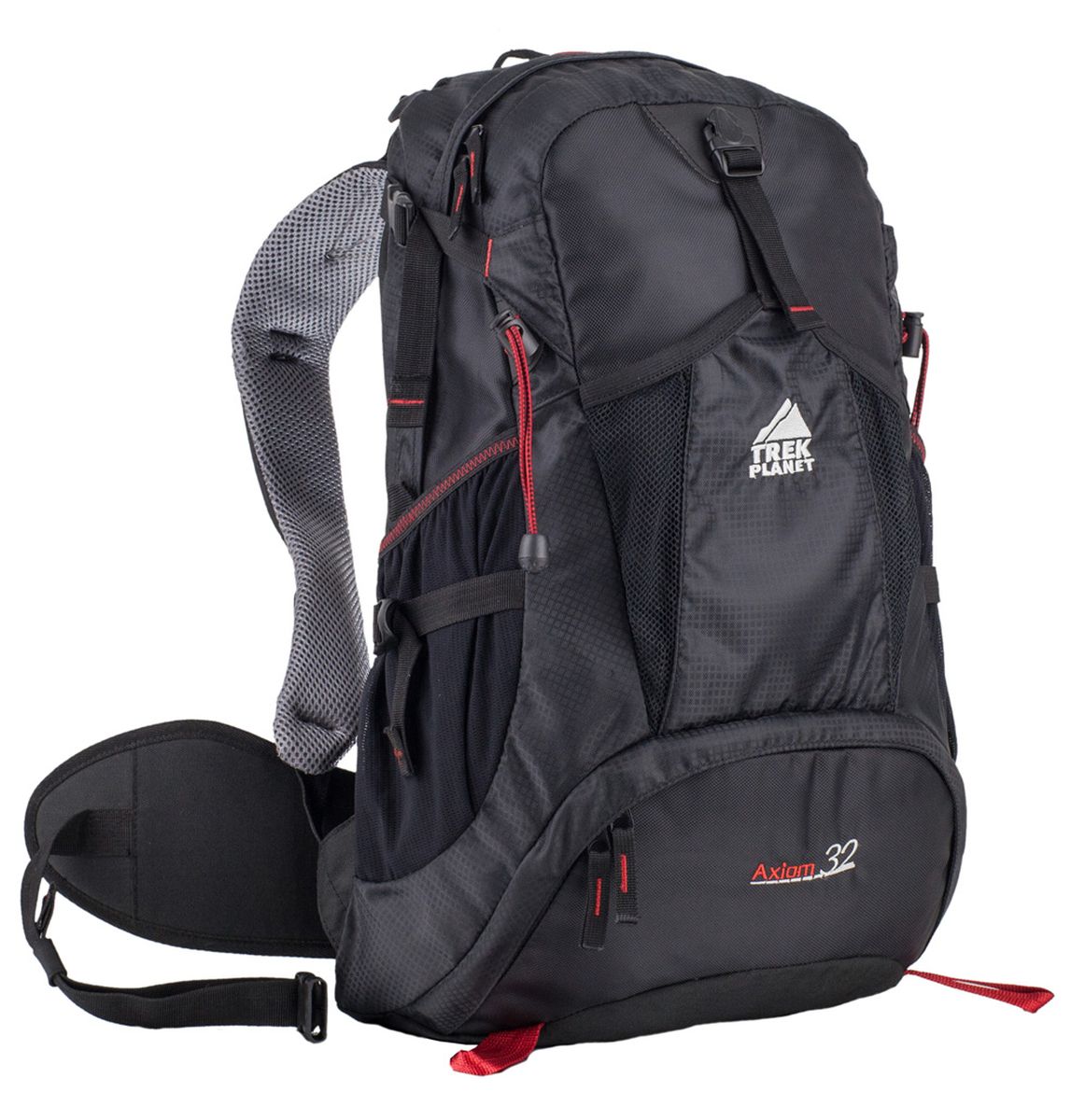 Рюкзак городской Trek Planet Axiom 32, цвет: черный70520 Рюкзак городской Trek Planet Axiom 32, цвет: черный70520Легкий спортивный рюкзак Trek Planet Axiom 32 для активного отдыха на природе и в городе. Анатомическая специальная сверхвентилируемая подвесная система, S-образные лямки рюкзака и широкий мягкий поясной ремень обеспечивают проветриваемое, комфортное прилегание к спине и не стесняют движений. Основное отделение снабжено отделением для нетбука или планшета. Боковые эластичные карманы, второе отделение с органайзером и дополнительными кармашками, куда можно убрать бумажник, ключи и документы. Особенности рюкзака: - Молнии и фурнитура высокого качества, - Регулируемый по высоте нагрудный ремень, - Широкий мягкий пояс под поясницу, - Подвесная система с очень хорошо вентилируемой спиной: каркас + сетка, - Два эластичных боковых кармана из сетки, - Отделение для нетбука или планшета, - Большой карман на молнии в основном отделении, - Боковые компрессионные ремни для регулировки объема, - Большой карман с клипсой на передней...