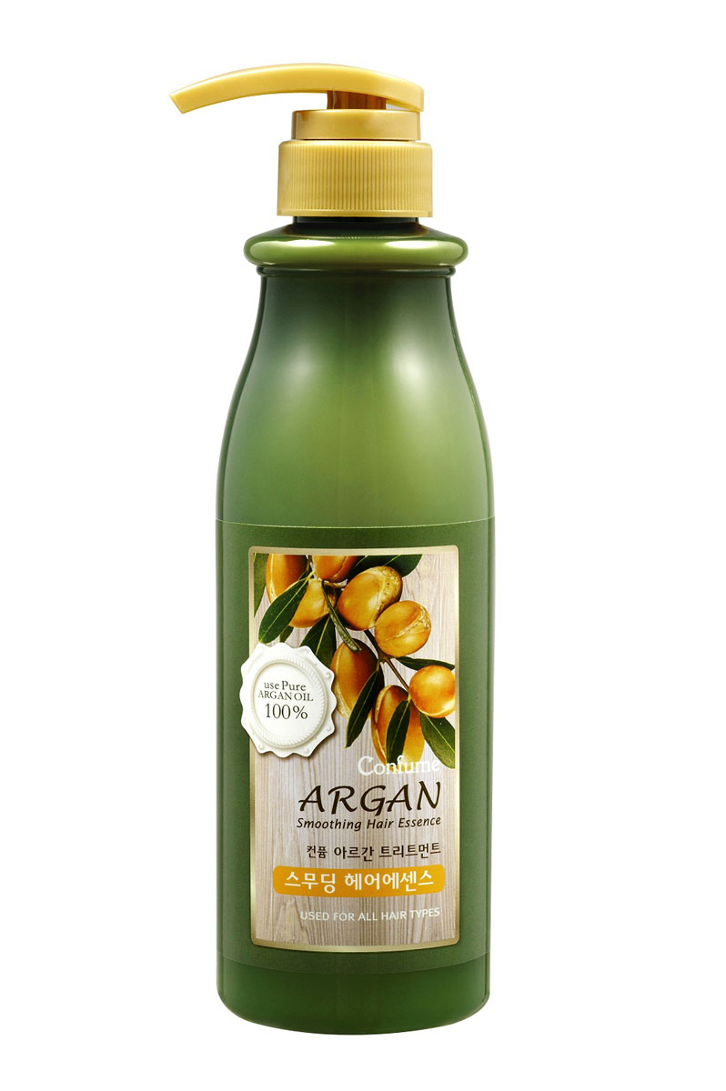 Confume Argan Эссенция для гладкости волос аргановым маслом, 500 мл8803348012979 Confume Argan Эссенция для гладкости волос аргановым маслом, 500 мл8803348012979Использование эссенции делает волосы гибкими и послушными. Входящие в состав масла арганы, авокадо и сок алоэ увлажняют и защищают волосы, придавая им жизненную силу и здоровый блеск. Волосы становятся более сильными и эластичными, хорошо держат любую укладку. Подходит для вьющихся волос. Входящие в состав масла арганы, авокадо и сок алоэ увлажняют и защищают волосы, придавая им жизненную силу и здоровый блеск.