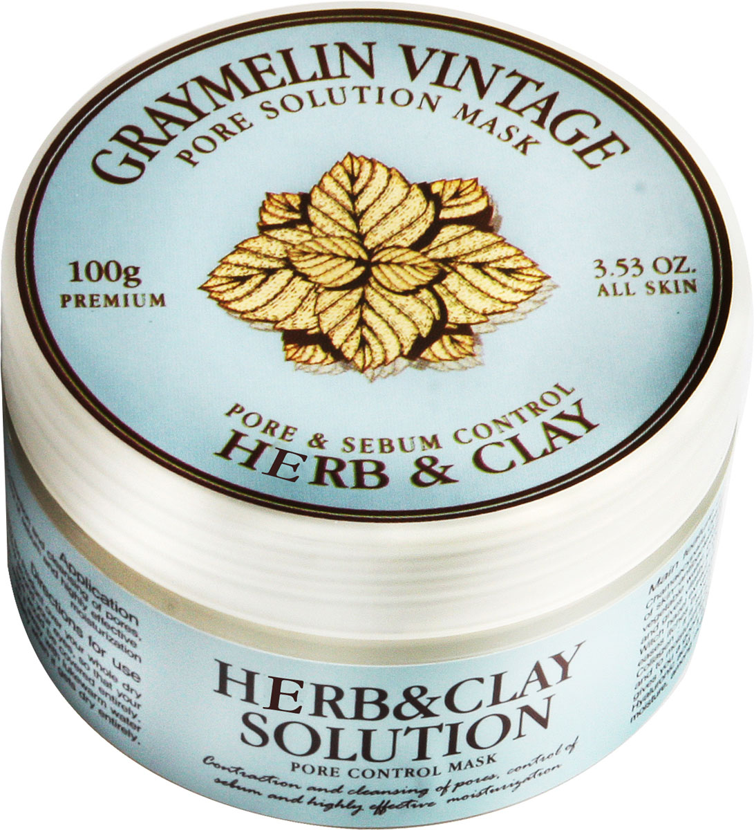 Graymelin очищающая маска для лица на основе трав и глины, 100 г8809071361513 Graymelin очищающая маска для лица на основе трав и глины, 100 г8809071361513Маска имеет кремовую консистенцию и мягко, но эффективно очищает и сужает поры. Средство освежает кожу и контролирует водно-жировой баланс, удаляет омертвевшие клетки кожи и ускоряет заживление воспалений. Сок кипарисовика туполистного обладает антибактериальным и очищающим действием. Он содержит большой процент минералов и витаминов и насыщает кожу полезными элементами. Экстракт гамамелиса успокаивает кожу и облегчает зуд, вызванный сухостью кожи. Коллаген и гиалуроновая кислота интенсивно увлажняют и удерживают влагу в коже, делая ее мягкой и эластичной. Сок кипарисовика туполистного обладает антибактериальным и очищающим действием. Он содержит большой процент минералов и витаминов и насыщает кожу полезными элементами. Экстракт гамамелиса успокаивает кожу и облегчает зуд, вызванный сухостью кожи. Коллаген и гиалуроновая кислота интенсивно увлажняют и удерживают влагу в коже, делая её мягкой и эластичной.