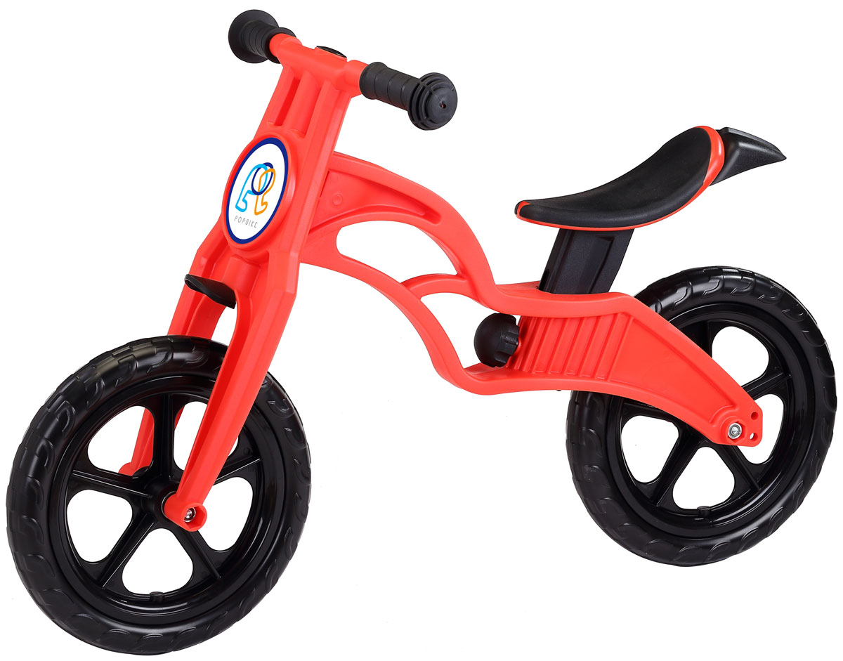 Pop Bike Детский беговел Sprint с бескамерными колесами цвет красныйSM-300-1-RED Pop Bike Детский беговел Sprint с бескамерными колесами цвет красныйSM-300-1-REDДетский беговел Pop Bike Sprint c бескамерными колесами ОСОБЕННОСТИ: - Сверхлёгкая рама и вилка из композитного материала (прорезиненная мягкая пластмасса soft-touch). Рама изготовлена по специальной технологии, благодаря чему она прочнее аналогов на 30%. Ребёнок может сам переносить свой беговел. - Прорезиненное комфортное сиденье с лёгкой регулировкой по высоте (для детей ростом от 85см, на возраст от 2 лет). - Мягкие комфортные грипсы с защитными бар-эндами. - Переднее и заднее мини-крылья в комплекте. - Бескамерные колеса размером 12”. - Простая и быстрая сборка. Все необходимые ключи в комплекте. - Большой выбор аксессуаров. - Удобная и компактная упаковка.
