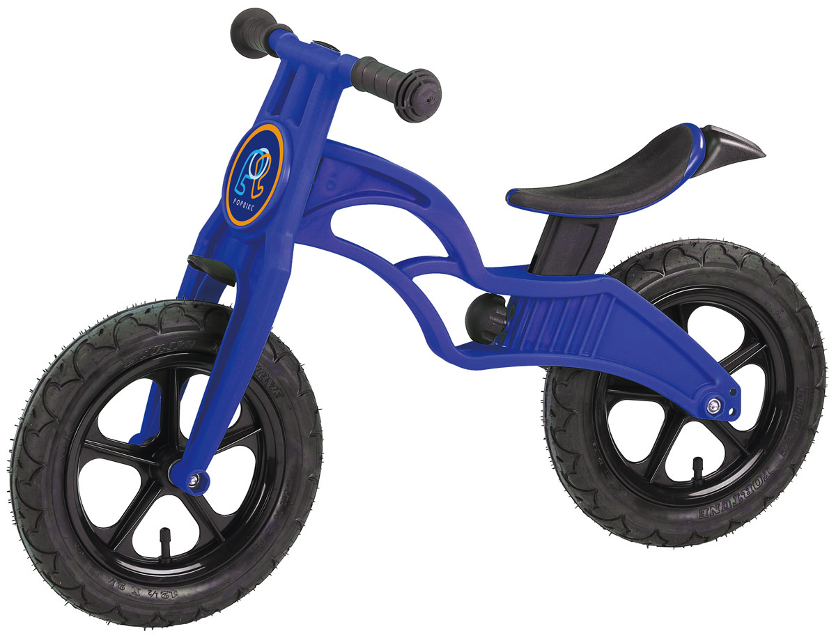 Pop Bike Детский беговел Flash с надувными колесами цвет синийSM-300-2-BLUE Pop Bike Детский беговел Flash с надувными колесами цвет синийSM-300-2-BLUEДетский беговел Pop Bike Flash c надувными колесами ОСОБЕННОСТИ: - Сверхлёгкая рама и вилка из композитного материала (прорезиненная мягкая пластмасса soft-touch). Рама изготовлена по специальной технологии, благодаря чему она прочнее аналогов на 30%. Ребёнок может сам переносить свой беговел. - Прорезиненное комфортное сиденье с лёгкой регулировкой по высоте (для детей ростом от 85см, на возраст от 2 лет). - Мягкие комфортные грипсы с защитными бар-эндами. - Переднее и заднее мини-крылья в комплекте. - Надувные колеса размером 12”. - Простая и быстрая сборка. Все необходимые ключи в комплекте. - Большой выбор аксессуаров. - Удобная и компактная упаковка.
