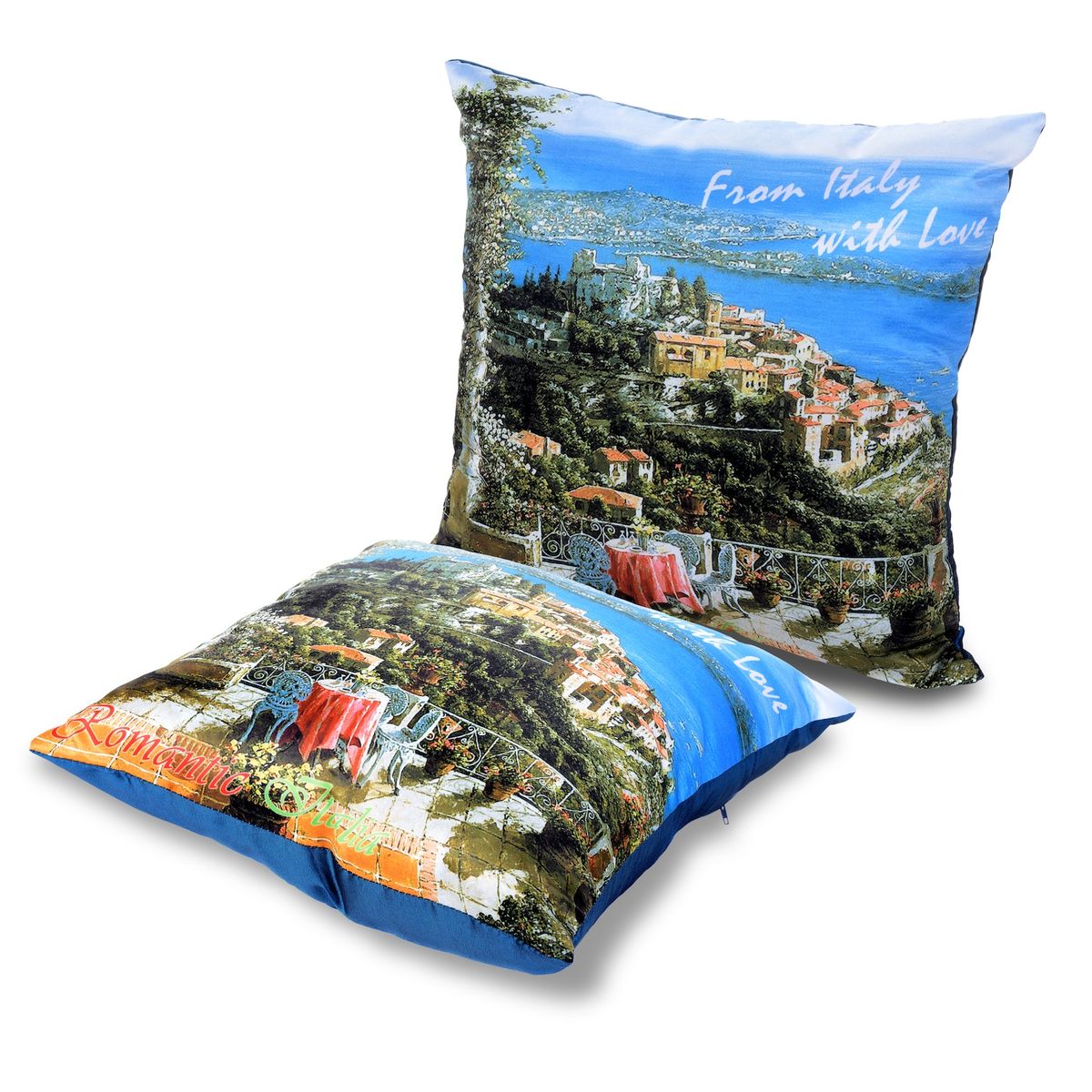 Подушка декоративная GiftnHome Романтическая Италия, 35 х 35смPLW-35 Italy Подушка декоративная GiftnHome Романтическая Италия, 35 х 35смPLW-35 ItalyПодушка декоративная Романтическая Италия, 35х35см, Наволочка на молнии с наполнителем, GiftnHome, Италия