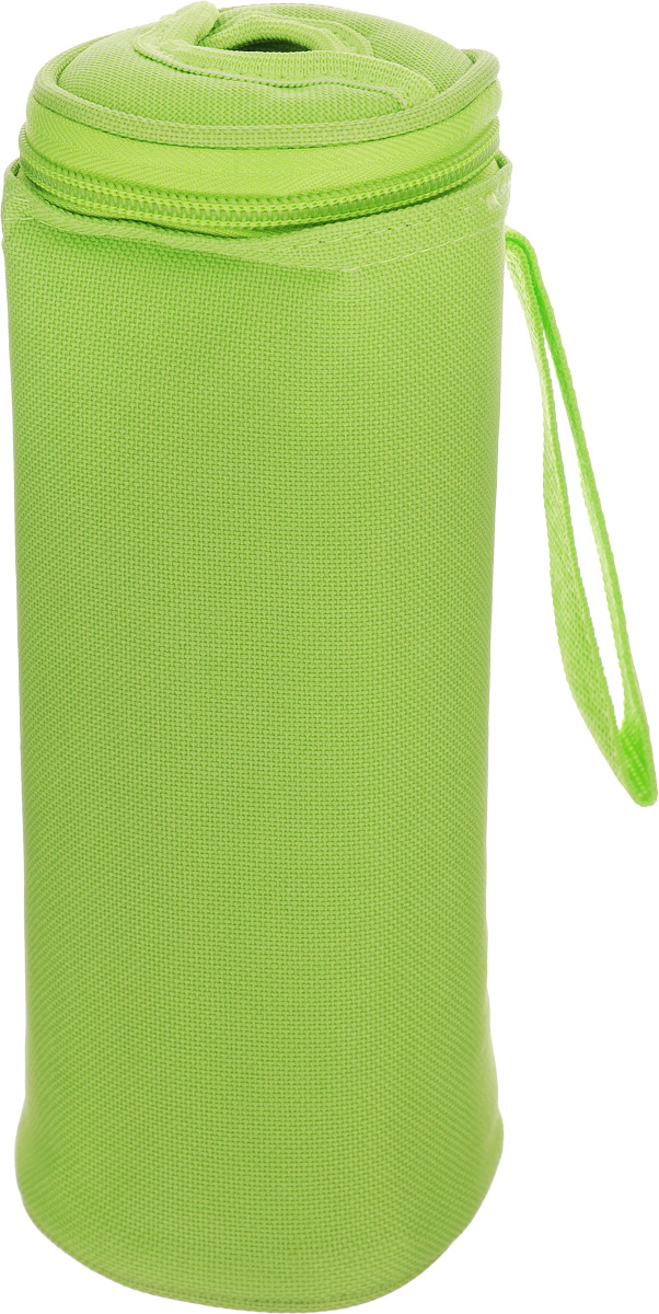 Сумка-холодильник для бутылок Tescoma Coolbag, цвет: салатовый, 8,5 х 8,5 х 22 см892310_салатовый Сумка-холодильник для бутылок Tescoma Coolbag, цвет: салатовый, 8,5 х 8,5 х 22 см892310_салатовыйСумка-холодильник Tescoma Coolbag, изготовленная из прочного полиэстера и предназначена для сохранения температуры напитков. Сумка-холодильник имеет одно вместительное отделение. Благодаря отверстию для горлышка, емкость можно открыть в любое время, не доставая ее из сумки. Изделие идеально подходит для ПЭТ бутылок объемом 0,5 литра. Внутри сумки расположена теплоизолирующая подкладка из алюминиевой фольги. Сумка закрывается на молнию и имеет ремень для удобной переноски. Она прекрасно подходит для походов на пляж, пикников и поездок за город. С такой сумкой напитки дольше остаются охлажденными. Рекомендуется только ручная стирка. Использование в посудомоечной машине и глажка запрещены. Размер сумки-холодильника: 8,5 х 8,5 х 22 см.