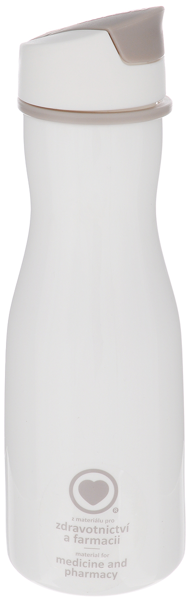 Бутылка для воды Tescoma Purity, цвет: белый, 700 мл891982_белый Бутылка для воды Tescoma Purity, цвет: белый, 700 мл891982_белыйСтильная бутылка для воды Tescoma Purity, изготовленная из высококачественного пластика, оснащена съемным текстильным ремешком и крышкой с силиконовым уплотнителем, которая плотно и герметично закрывается, сохраняя свежесть и изначальную температуру напитка. Изделие прекрасно подойдет для использования в жаркую погоду: вода долго сохраняет первоначальные свойства и вкусовые качества. При необходимости в бутылку можно наливать витаминизированные напитки, фруктовые соки, чай или протеиновые коктейли. Такую бутылку можно без опаски положить в рюкзак, закрепить на поясе или велосипедной раме. Она пригодится как на тренировках, так и в походах или просто на прогулке. Бутылку разрешено кипятить и мыть в посудомоечной машине. Изделие можно использовать в холодильнике и микроволновой печи. Ремешок и крышку не рекомендуется мыть в посудомоечной машине. Диаметр горлышка бутылки: 5 см. Диаметр основания: 8 см. Высота...