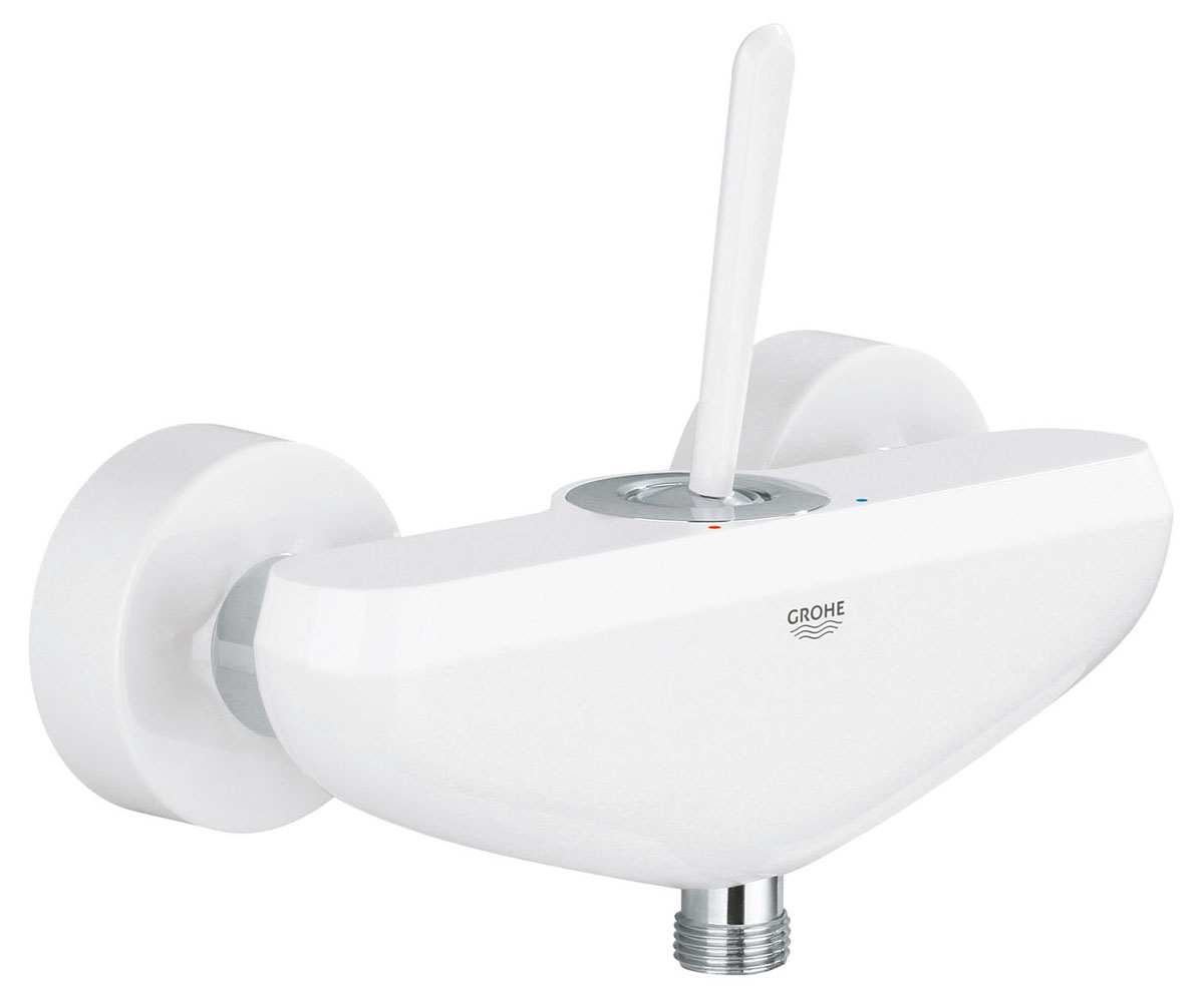 Смеситель для душа GROHE Eurodisc Joy, белая луна (23430LS0)23430LS0 Смеситель для душа GROHE Eurodisc Joy, белая луна (23430LS0)23430LS0настенный монтаж металлический рычаг GROHE SilkMove® Joystick cartridge GROHE StarLight® хромированная поверхность отвод для душа снизу 1/2 со встроенным обратным клапаном скрытые S-образные эксцентрики с защитой от обратного потока минимальное давление 1,0 бар