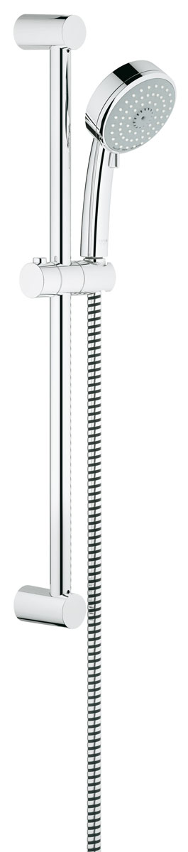 Душевой гарнитур GROHE Tempesta Cosmopolitan (ручной душ, штанга 600 мм, шланг 1750 мм) (27786001)27786001 Душевой гарнитур GROHE Tempesta Cosmopolitan (ручной душ, штанга 600 мм, шланг 1750 мм) (27786001)27786001включает в себя: ручной душ (27 572 001) душевая штанга, 600 мм (27 521 000) душевой шланг Relexaflex 1750 мм 1/2 x 1/2 (28 154 000) GROHE DreamSpray® превосходный поток воды GROHE StarLight® хромированная поверхность с системой SpeedClean против известковых отложений Внутренний охлаждающий канал для продолжительного срока службы может использоваться с проточным водонагревателем минимальное давление 1,0 бар