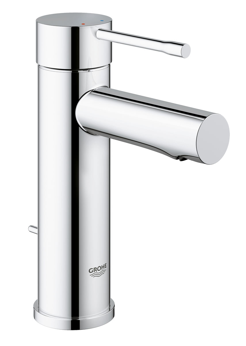 Смеситель для раковины GROHE Essence+ с донным клапаном и низким изливом (32898001)32898001 Смеситель для раковины GROHE Essence+ с донным клапаном и низким изливом (32898001)32898001монтаж на одно отверстие GROHE SilkMove® керамический картридж 28 мм с ограничителем температуры GROHE StarLight® хромированная поверхность GROHE EcoJoy® 5.7 л/мин сливной гарнитур 1 1/4 гибкая подводка GROHE QuickFix® Plus Монтажная система металлический рычаг минимальное давление 1,0 бар