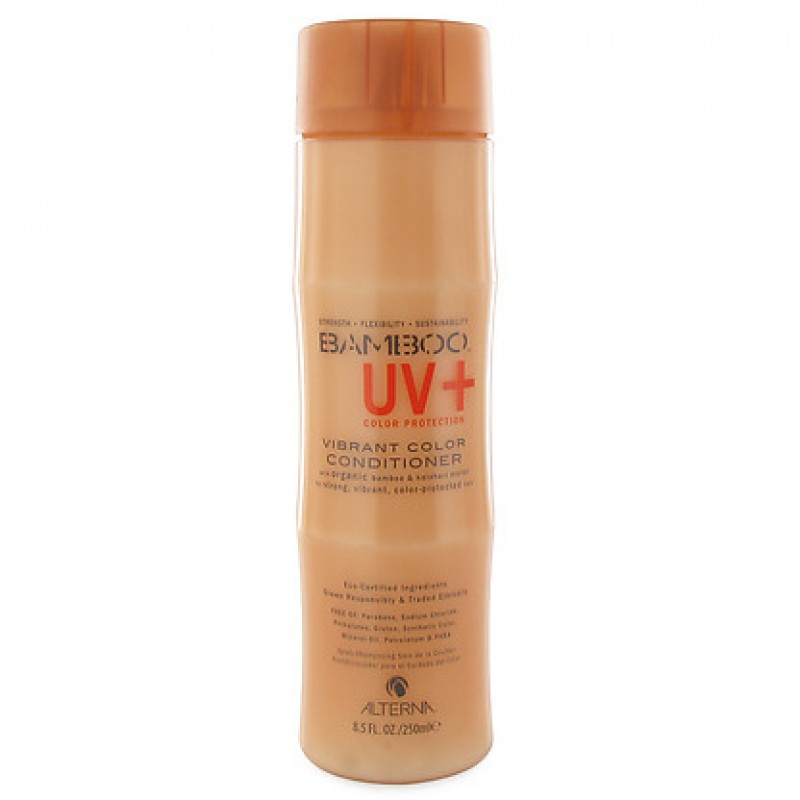 Alterna Кондиционер для ухода за цветом Bamboo Color Care UV+ Vibrant Color Conditioner - 250 мл47110 Alterna Кондиционер для ухода за цветом Bamboo Color Care UV+ Vibrant Color Conditioner - 250 мл47110Устойчивая к вымыванию технология Color Hold UV обеспечивает высокий уровень защиты цвета от воздействия солнечных лучей спектра UVA и UVB, дневного света и искусственного освещения, а также от разрушительного воздействия термических средств для укладки волос. Alterna Bamboo Color care UV Vibrant Color Conditioner бережно ухаживает за окрашенными волосами, уберегает их от вредного воздействия ультрафиолетовых лучей, повышает эластичность волос и придает им ослепительный блеск. Также он защищает волосы от воздействия свободных радикалов. Оказывает укрепляющее и кондиционирующее действие на нормальные и поврежденные волосы. 3ащищает их от стресса и внешних агрессивных факторов. Предупреждает осаждение микрочастиц на ствол волоса и препятствует воздействию загрязненной окружающей среды. Результат: Кондиционер придает волосам шелковистость и закладывает основу для сильных и здоровых волос. Предотвращает вымывание цвета в процессе ухода за волосами и сохраняет насыщенность оттенка....
