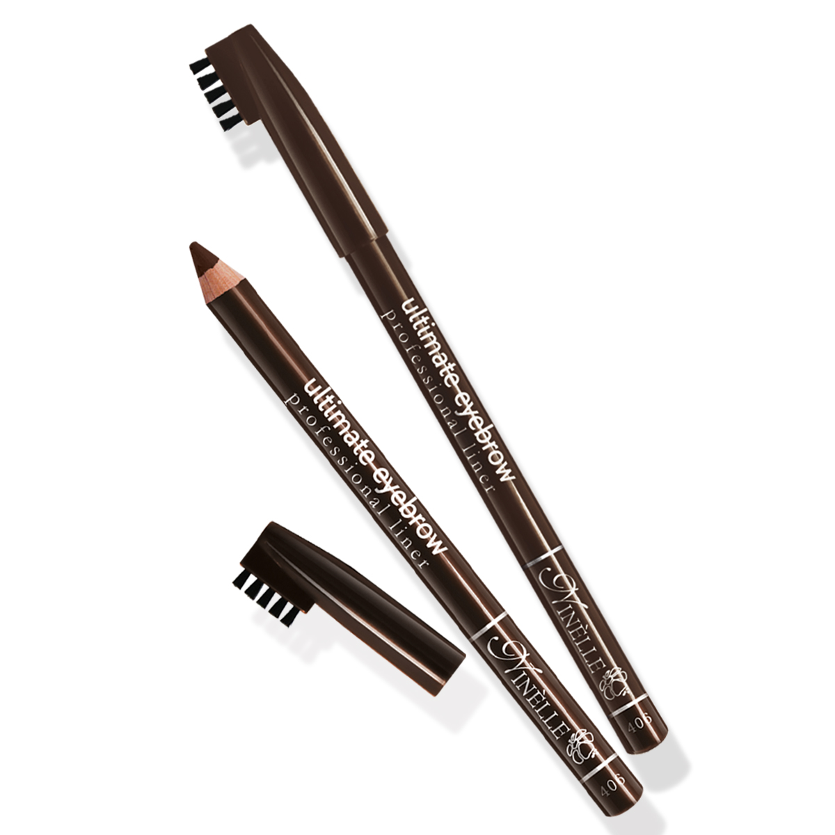 Ninelle Карандаш для бровей Ultimate №406, 1,5 г1061N10770 Ninelle Карандаш для бровей Ultimate №406, 1,5 г1061N10770Карандаш придает бровям идеальную форму и превосходно держится на протяжении всего дня, сохраняя свежесть макияжа. Благодаря текстуре грифеля из прессованной пудры, карандаш позволяет исключительно мягко и нежно красить брови, создавая естественный результат. Щеточка причесывает брови и придает им красивую форму и ухоженный вид.