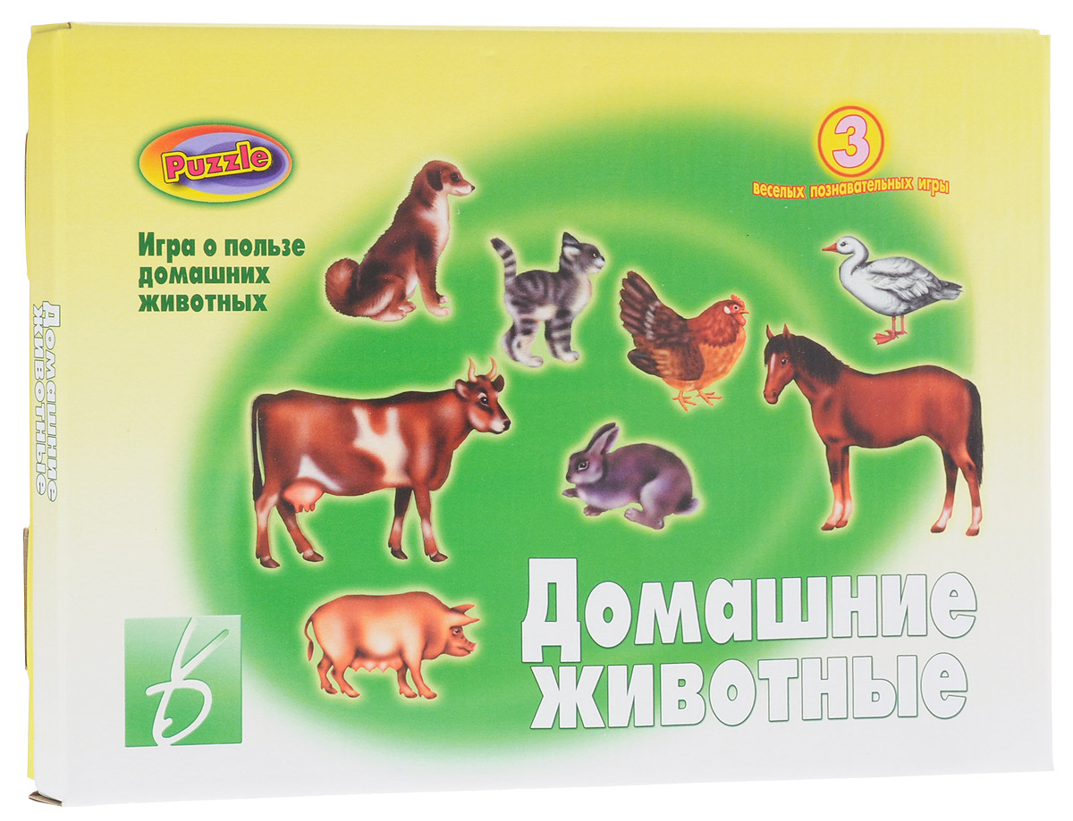 Весна-Дизайн Настольная игра Домашние животные679797 Весна-Дизайн Настольная игра Домашние животные679797Настольная игра Весна-Дизайн Домашние животные - веселая познавательная игра о пользе домашних животных. В нее можно играть дома, использовать как обучающий материал на занятиях в детском саду и в школе. В комплект входят игровое поле, карточки, игральный кубик, 4 фишки и подробные правила игры. 3 веселых познавательных игры.