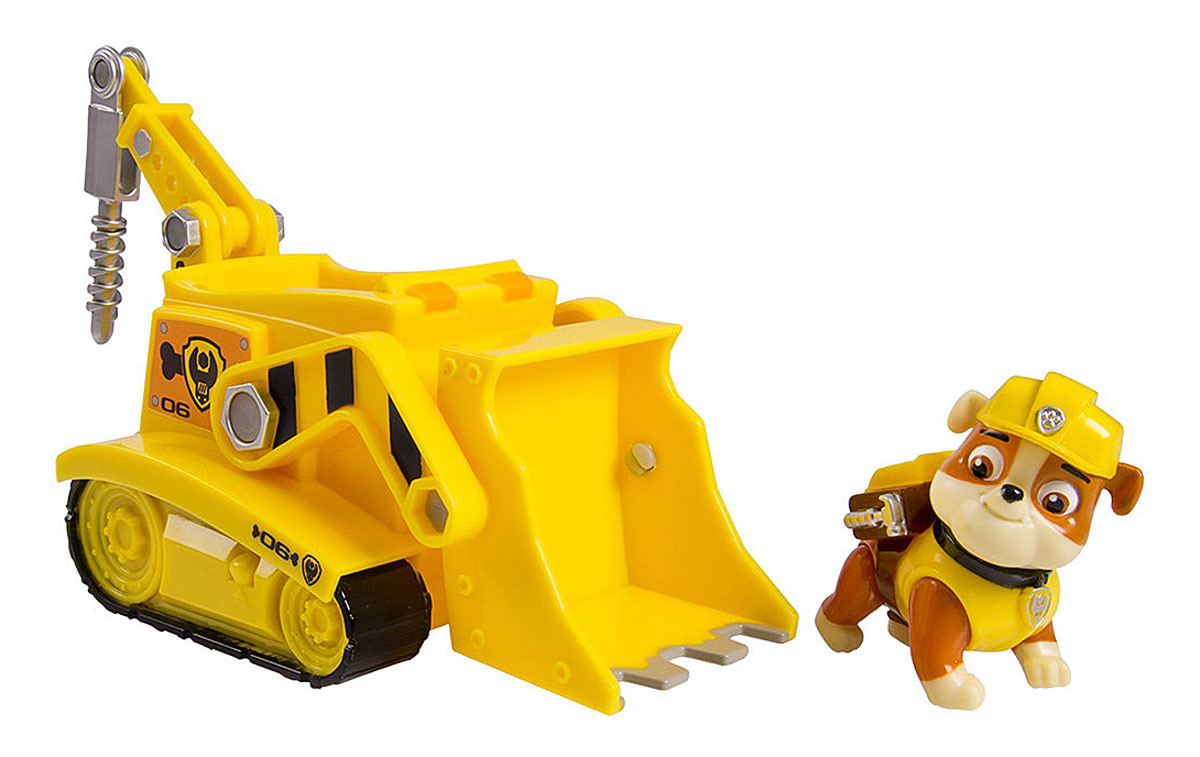 Paw Patrol Игровой набор Бульдозер Крепыша16601 Rubble Paw Patrol Игровой набор Бульдозер Крепыша16601 RubbleИгровой набор Paw Patrol Бульдозер Крепыша станет отличным подарком маленьким поклонникам знаменитого мультсериала. В набор входит фигурка Крепыша, одного из щенков-спасателей, и его бульдозер. Мощный бульдозер оборудован поднимающимся ковшом и буром. Фигурку собачки можно с легкостью поместить в кабину машины. У собачки подвижные лапы и голова. Ваш малыш будет часами играть с этим набором, придумывая разные истории. Сделайте ему такой замечательный подарок! Щенячий патруль - канадский анимационный мультфильм, созданный Кит Чэпман. Первая серия мультфильма была показана в августе 2013 года. Игровой набор способствует развитию ребенка и надолго займет вашего малыша интересной игрой.
