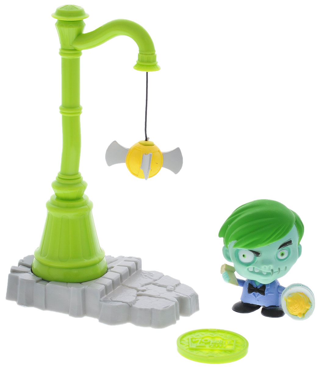 Zombie Zity Игровой набор Ловушка для зомби Филипп Снотти и Фонарный столб4382859 Zombie Zity Игровой набор Ловушка для зомби Филипп Снотти и Фонарный столб4382859Игровой набор Zombie Zity Ловушка для зомби. Филипп Снотти и Фонарный столб обязательно порадует вашего ребенка. Маленьким ловцам зомби просто необходима специальная техника. Поэтому такая ловушка для зомби придется как раз кстати. Игрушка выполнена из высококачественных материалов и абсолютно безопасна для малыша. Комплект содержит фигурку и ловушку - фонарный столб. Фигурка официанта Филиппа Снотти полностью соответствует своему персонажу. У фигурки качается голова и выдвигаются руки. Фигурки Zombie Zity с одной стороны жуткие, но в тоже время и забавные маленькие зомби, которые являются настоящей находкой для любителей игры Zombie Zity. Игра с таким набором помогает развитию мелкой моторики и воображения.