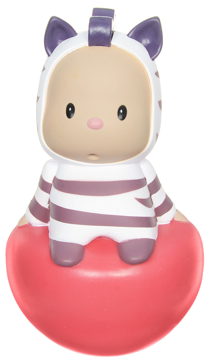 Smoby Неваляшка Зебра Punky211311 Smoby Неваляшка Зебра Punky211311Неваляшка Smoby Зебра Punky поможет в развитии мелкой моторики, тактильного восприятия, слуха, ловкости и координации движений малыша. Игрушка выполнена из безопасных для ребенка материалов. Ушки и грива зебры выполнены из мягкого пластика. Симпатичная игрушка переваливается с боку на бок под мелодичный перезвон и никогда не падает. Малыш с удовольствием будет рассматривать неваляшку, качать ее, толкать и наблюдать за ее неспешными движениями, прислушиваясь к нежному звуку.