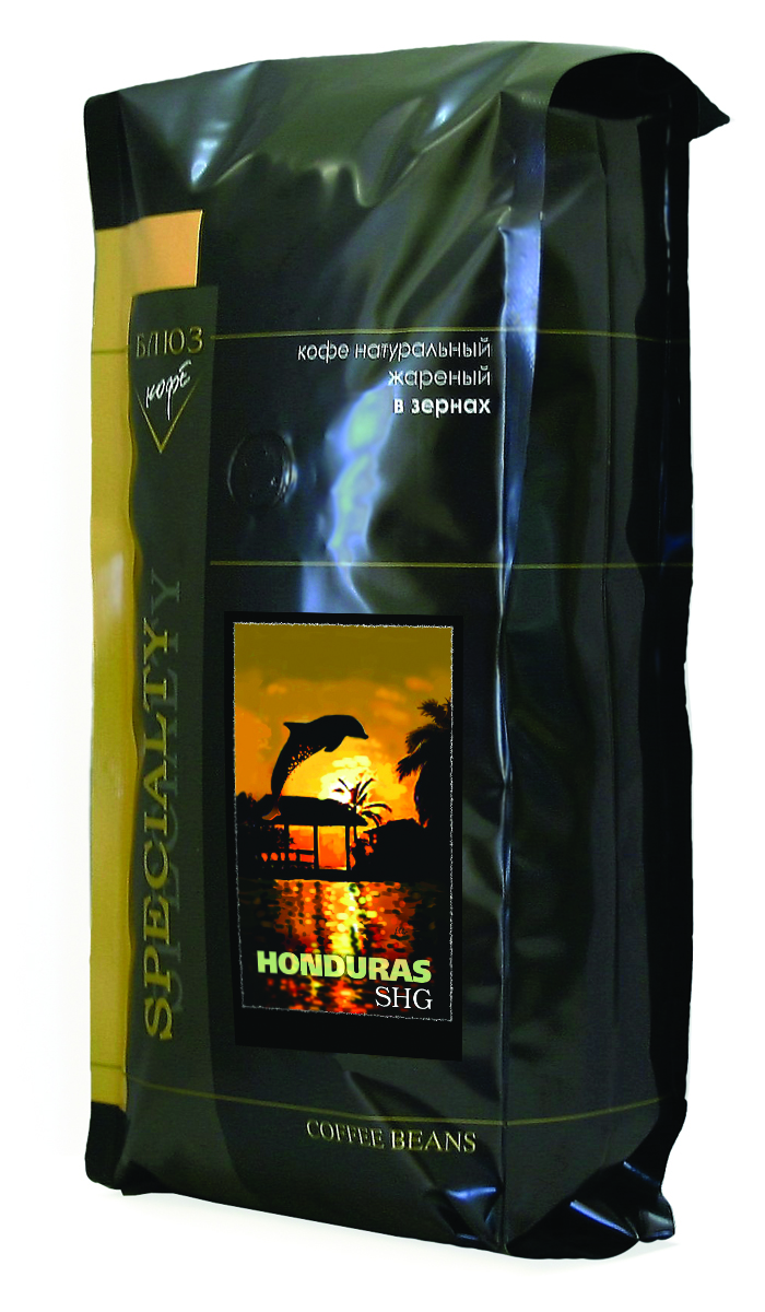 Блюз Гондурас SHG кофе в зернах, 1 кг4600696010114 Блюз Гондурас SHG кофе в зернах, 1 кг4600696010114Блюз Гондурас SHG - центральноамериканский сорт кофе вида арабика. Близок к колумбийскому кофе, но имеет более горький вкус с легкой кислинкой. Кофе, обладающий неострым винным вкусом и хорошо выраженным ароматом. Название SHG - Strictly High Grown (англ. исключительно высокогорный) - означает, что кофе выращен на высоте не менее 1.1 км над уровнем моря.