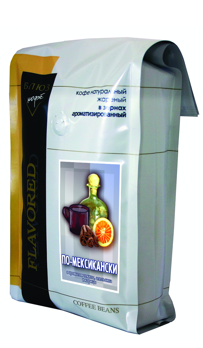 Блюз Ароматизированный По-мексикански кофе в зернах, 1 кг4600696110173 Блюз Ароматизированный По-мексикански кофе в зернах, 1 кг4600696110173Имя сорта Блюз По-мексикански повторяет название популярного в Америке кофейного коктейля. В основе его яркого и насыщенного вкуса - крепкий кофе, жгучая текила, нежная корица и всепроникающая свежесть апельсина. Все эти компоненты призваны придать кофе Блюз поистине мексиканский задор и жизнерадостность.