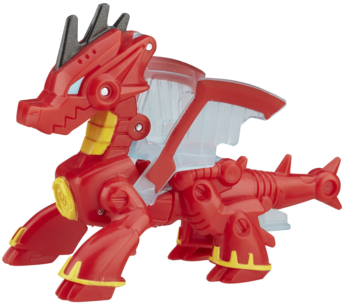 Playskool Heroes Трансформер Drake the Dragon-BotB4954EU4_B4956 Playskool Heroes Трансформер Drake the Dragon-BotB4954EU4_B4956Трансформер Playskool Heroes Drake the Dragon-Bot обязательно порадует малыша. Он выполнен из прочного пластика красного цвета в виде дракона-трансформера. Ваш малыш будет отчаянно сражаться с противниками вместе с трансформерами! Небольшой размер дракона разработан специально для маленьких детских ручек. Придумывать различные увлекательные сюжеты вместе с героями Playskool Heroes станет еще интереснее, ведь вы можете собрать целую коллекцию!