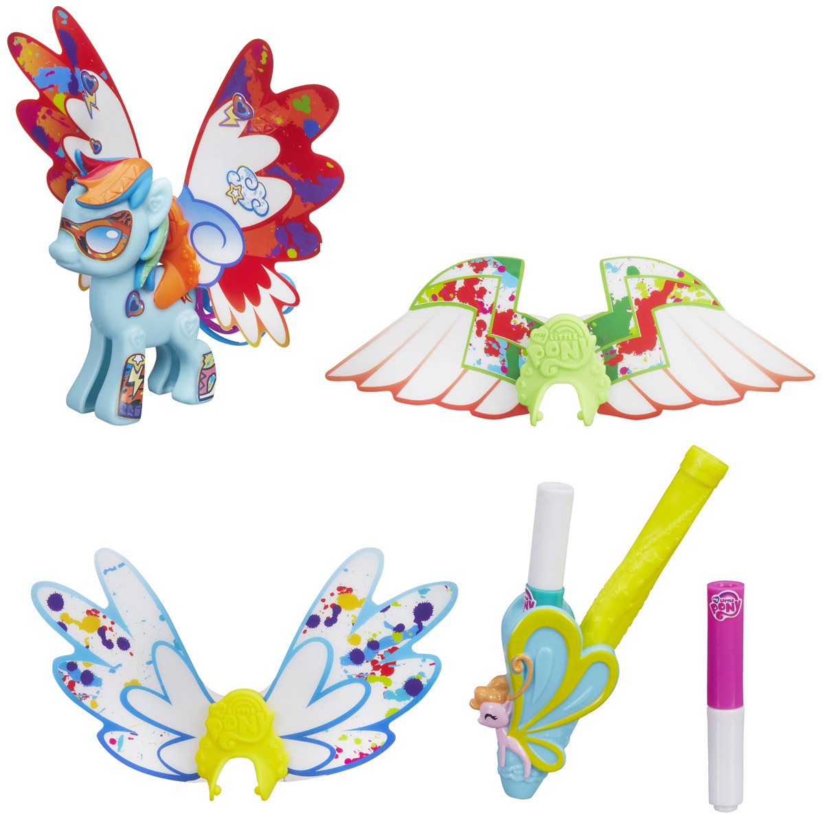 My Little Pony Фигурка Создай свою пони с крыльями Rainbow DashB3590EU4_B5678 My Little Pony Фигурка Создай свою пони с крыльями Rainbow DashB3590EU4_B5678Фигурка My Little Pony Создай свою пони с крыльями. Rainbow Dash - это отличный набор для развития творческих способностей маленькой модницы. В наборе имеются элементы для сборки лошадки из популярного мультсериала Дружба – это чудо, а также набор аксессуаров для ее украшения. А также в наборе вы найдете: три пары разных крыльев (отличаются формой и узорами), разноцветные маркеры и наклейки. Раскрасьте крылья, подберите нужные стикеры и создайте свой уникальный образ стильной пони. Ваша малышка будет в восторге от такого подарка!