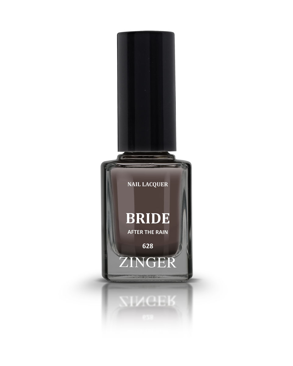 Zinger Лак для ногтей BRIDE AFTER THE RAIN 628, 12 мл78221 Zinger Лак для ногтей BRIDE AFTER THE RAIN 628, 12 мл7822160 трендовых оттенков для новой коллекции лака для ногтей Zinger 2016 произведены во Франции по экспертной технологии, которая обеспечивает прочное покрытие и одновременно заботится о здоровье ногтей, сохраняя их природную красоту. Новая формула лака Gel-technology 3-го поколения свободна от парабенов, толуола, ДБП, исключено использование камфоры и формальдегидной смолы. Для дополнительной защиты ногтей, в новой 5free формуле лаков Zinger появились UV-фильтры. Лак теперь наносится легко и быстро, абсолютно ровным слоем, благодаря новой профессиональной кисточке из 222 волосков. Лак держится намного дольше и высыхает после нанесения в течение нескольких минут. Сырье для производства лаков и конечный продукт –лаки Zinger не тестируются на животных. Фактура глянцевая