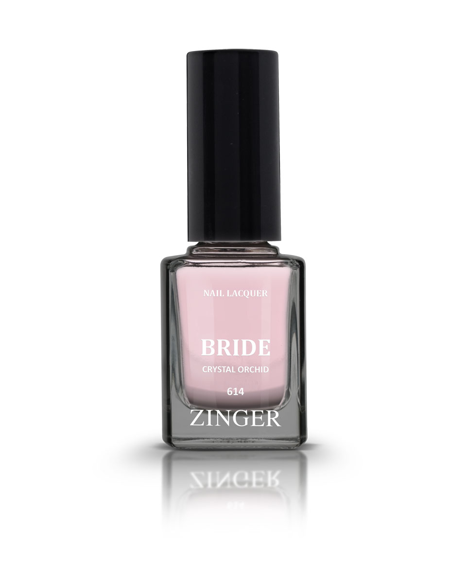 Zinger Лак для ногтей BRIDE CRYSTAL ORCHID 614, 12 мл78217 Zinger Лак для ногтей BRIDE CRYSTAL ORCHID 614, 12 мл7821760 трендовых оттенков для новой коллекции лака для ногтей Zinger 2016 произведены во Франции по экспертной технологии, которая обеспечивает прочное покрытие и одновременно заботится о здоровье ногтей, сохраняя их природную красоту. Новая формула лака Gel-technology 3-го поколения свободна от парабенов, толуола, ДБП, исключено использование камфоры и формальдегидной смолы. Для дополнительной защиты ногтей, в новой 5free формуле лаков Zinger появились UV-фильтры. Лак теперь наносится легко и быстро, абсолютно ровным слоем, благодаря новой профессиональной кисточке из 222 волосков. Лак держится намного дольше и высыхает после нанесения в течение нескольких минут. Сырье для производства лаков и конечный продукт –лаки Zinger не тестируются на животных. Фактура перламутровая глазурь
