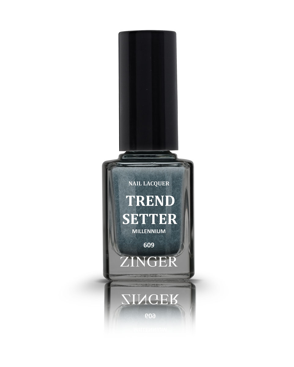 Zinger Лак для ногтей TRENDSETTER MILLENNIUM 609, 12 мл78213 Zinger Лак для ногтей TRENDSETTER MILLENNIUM 609, 12 мл7821360 трендовых оттенков для новой коллекции лака для ногтей Zinger 2016 произведены во Франции по экспертной технологии, которая обеспечивает прочное покрытие и одновременно заботится о здоровье ногтей, сохраняя их природную красоту. Новая формула лака Gel-technology 3-го поколения свободна от парабенов, толуола, ДБП, исключено использование камфоры и формальдегидной смолы. Для дополнительной защиты ногтей, в новой 5free формуле лаков Zinger появились UV-фильтры. Лак теперь наносится легко и быстро, абсолютно ровным слоем, благодаря новой профессиональной кисточке из 222 волосков. Лак держится намного дольше и высыхает после нанесения в течение нескольких минут. Сырье для производства лаков и конечный продукт –лаки Zinger не тестируются на животных. Фактура песочная (сахарная)