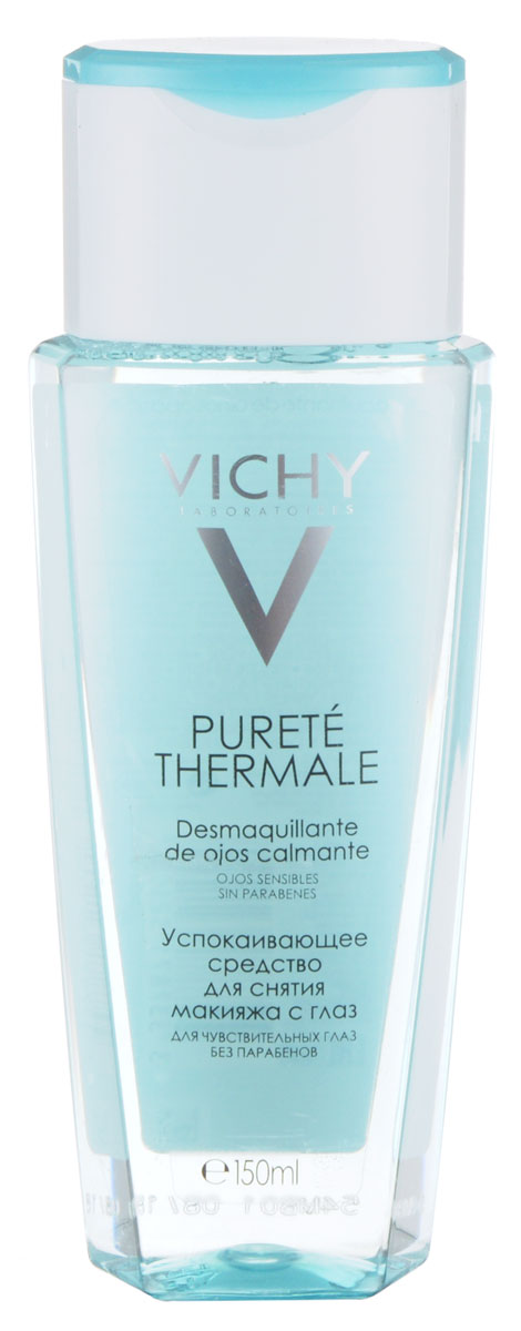 Vichy Лосьон для снятия макияжа с чувствительных глаз Purete Thermal, 150 мл17816361 Vichy Лосьон для снятия макияжа с чувствительных глаз Purete Thermal, 150 мл17816361Мягко очищает кожу век от макияжа и загрязнений. Снимает отёчность. Успокаивает, увлажняет кожу вокруг глаз. Оказывает тонизирующее действие на кожу век. Не содержит масел. РН 7 (нейтральный). Не подходит для водостойкой туши. Высокая переносимость. Гипоаллергенно. Подходит для чувствительных глаз.