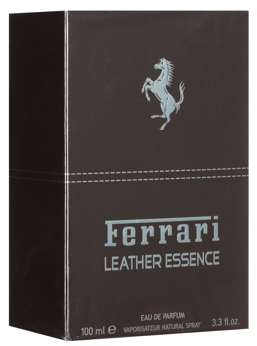 Ferrari Парфюмерная вода LEATHER ESSENCE мужская, 100 мл67000106 Ferrari Парфюмерная вода LEATHER ESSENCE мужская, 100 мл67000106Парфюмерная коллекция Essence бренда Ferrari пополняется еще одним ароматом для мужчин. Новинка названа Leather Essence и вдохновлена роскошным кожаным салоном спорткара Ferrari GT. Удобные кресла, облаченные в эластичную, изящно текстурированную и безупречное скроенную кожу, свидетельствуют об абсолютном внимании Ferrari к деталям. Роскошь, элегантность и чувственность - все это отражено и в Ferrari Leather Essence. В основе аромата - игра богатых амброво-кожаных и глубоких древесных нот. Цель: используя высококачественные ингредиенты, передать чувственность и мощь, с которыми ассоциируется знаменитый автомобильный бренд Ferrari! Композиция Leather Essence открывается цитрусово-пряными аккордами горького апельсина, бергамота и бутонов гвоздики. Соблазнительное сердце построено вокруг аккорда темной кожи, дополненного корой корицы и дымными бобами тонка. Глубокая и мужественная древесная база создана из пачули, гваякового дерева и кедра, чуть смягченных прикосновением ванили