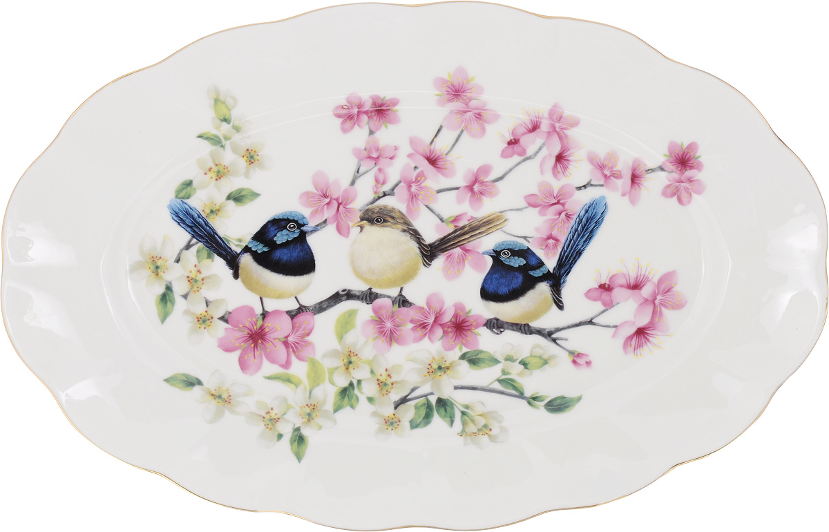 Блюдо Elan Gallery Райские птички, 30 х 19,5 х 2 см420042 Блюдо Elan Gallery Райские птички, 30 х 19,5 х 2 см420042Сервировочное блюдо Elan Gallery Райские птички, изготовленное из высококачественной керамики, прекрасно подойдет для подачи нарезок, закусок и других блюд. Изделие, оформленное ярким изображением, украсит ваш праздничный или обеденный стол, а оригинальный дизайн понравится любой хозяйке. Не рекомендуется применять абразивные моющие средства. Не использовать в микроволновой печи.