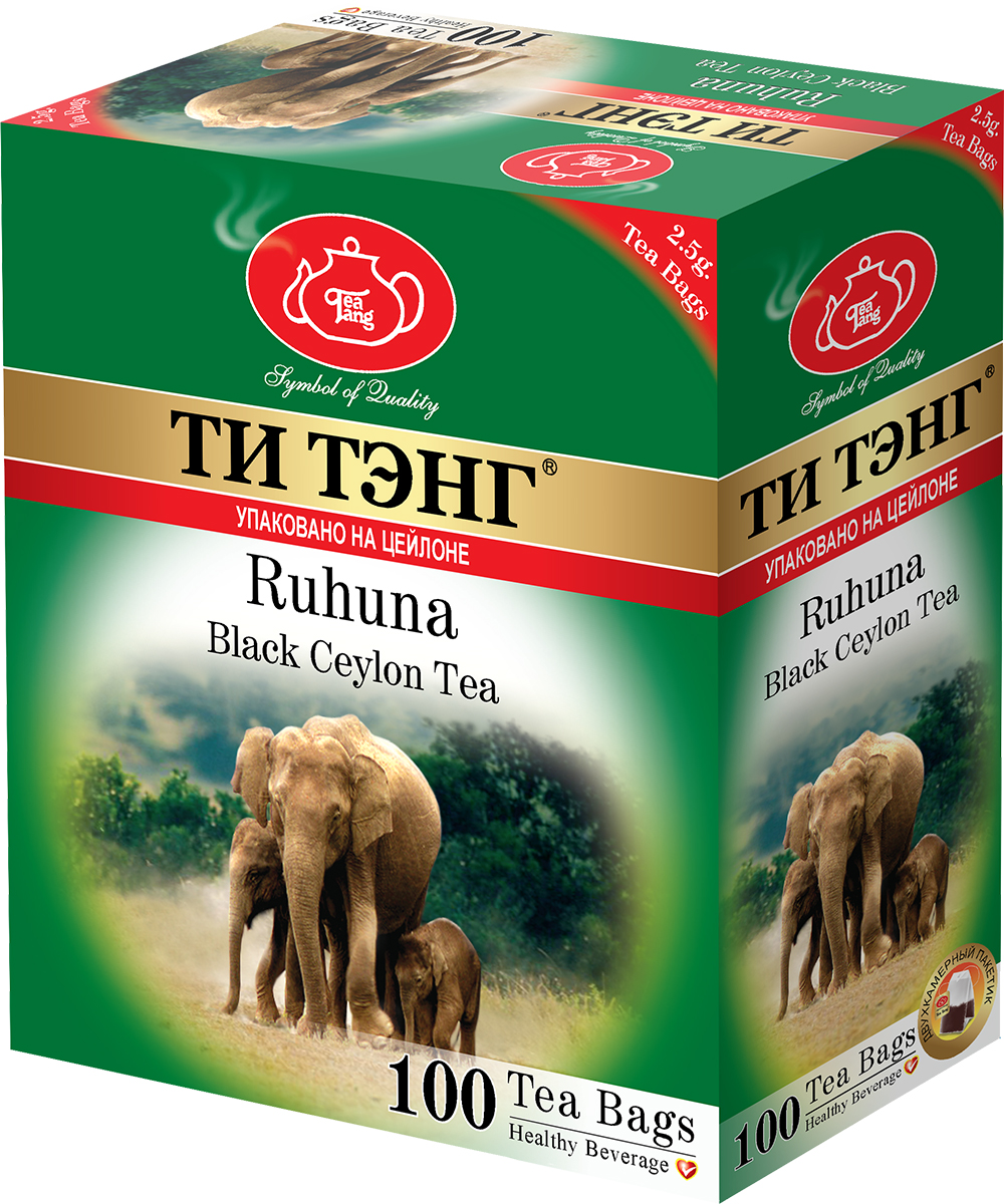Tea Tang Рухуна черный чай в пакетиках, 100 шт201399 Tea Tang Рухуна черный чай в пакетиках, 100 шт201399Этот сорт чая выращен на чайных плантациях одноименного округа Рухуна, расположенный среди тропических лесов юго-восточной части острова Цейлон. Характеристики почвы придают чайным листьям особый темный цвет, благодаря чему этот чай хорошо заваривается даже в жесткой, сильно минерализованной воде. Tea Tang Рухуна - идеальный выбор для тех, кто предпочитает крепкий, богатый настой с насыщенным цветом и ароматом.