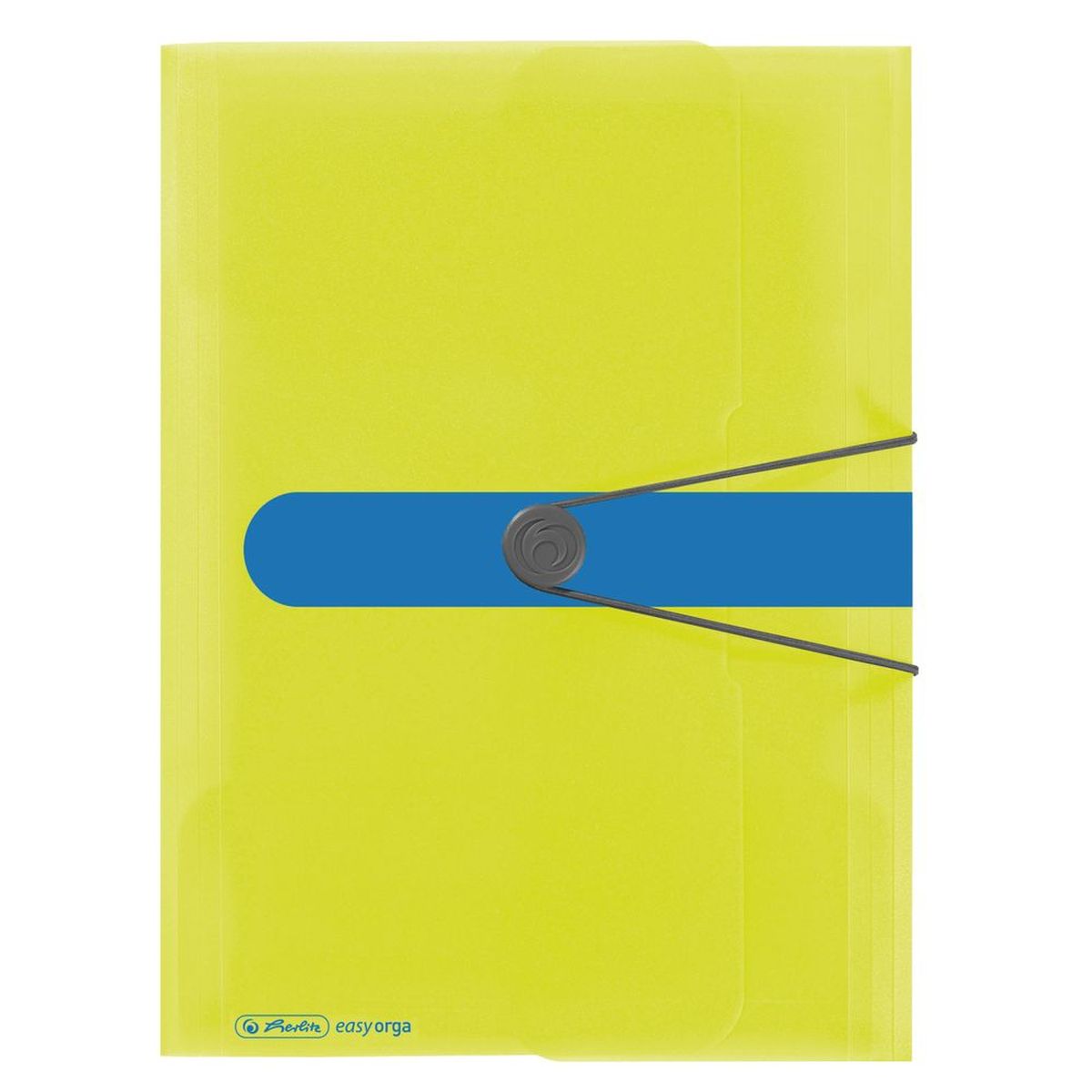 Herlitz Папка Easy Orga цвет лимонный11365277 Herlitz Папка Easy Orga цвет лимонный11365277Папка на резинке Herlitz Easy Orga с тремя клапанами станет вашим верным помощником дома и в офисе. Это удобный и функциональный инструмент, предназначенный для хранения и транспортировки больших объемов рабочих бумаг и документов формата А4. Папка изготовлена из износостойкого высококачественного пластика. Состоит из одного вместительного отделения. Закрывается папка при помощи резинки. Папка - это незаменимый атрибут для любого студента, школьника или офисного работника. Такая папка надежно сохранит ваши бумаги и сбережет их от повреждений, пыли и влаги.