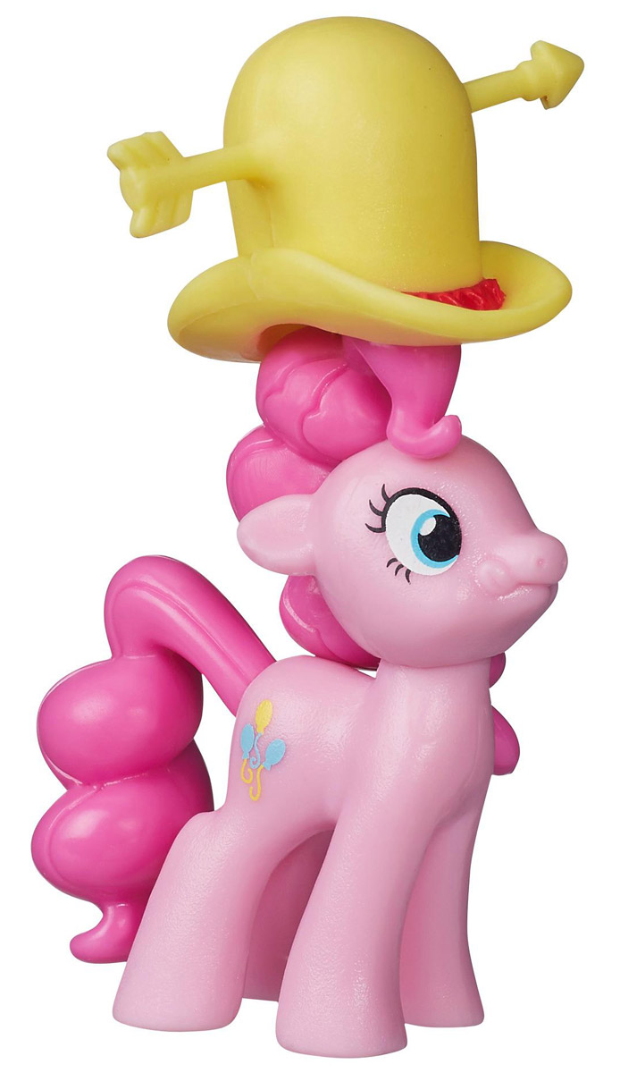 My Little Pony Фигурка Pinkie PieB3595_B5384 My Little Pony Фигурка Pinkie PieB3595_B5384Фигурка My Little Pony Pinkie Pie непременно понравится вашей малышке. Она выполнена из безопасного пластика в виде симпатичного пони, одного из главных героев мультсериала My Little Pony. Пинки Пай - земная пони из Понивилля, являющаяся одним из главных персонажей в сериале. Она живёт и работает в Сахарном Дворце - кондитерской в Понивилле, помогая Мистеру и Миссис Пирожок в делах и присматривая за их детьми. Игры с My Little Pony способствуют развитию у ребенка фантазии и любознательности, помогут овладеть навыками общения, воспитают чувство ответственности и заботы. Благодаря маленькому размеру фигурки ребенок сможет взять ее с собой на прогулку или в гости. Порадуйте свою малышку таким замечательным подарком!