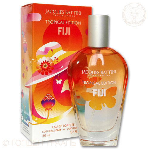 Jacgues Battini Cosmetics Туалетная вода для для женщин Fiji, 50 мл5902020048121 Jacgues Battini Cosmetics Туалетная вода для для женщин Fiji, 50 мл5902020048121это аромат для женщин, принадлежит к группе ароматов цветочные фруктовые сладкие. Fiji выпущен в 2012. Верхние ноты: Черная смородина и Бергамот; нота сердца: Фиалка; базовая нота: Ваниль Fiji Jacques Battini - это аромат для женщин, принадлежит к группе ароматов цветочные фруктовые сладкие. Fiji выпущен в 2012. Верхние ноты: Черная смородина и Бергамот; нота сердца: Фиалка; базовая нота: Ваниль.