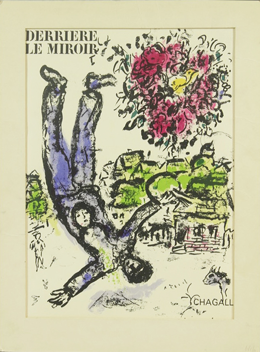 Марк Шагал. Из издания Derriere le Miroir. Издание Маэг (Aime Maeght). Франция, 1964 годpokka-3405-4-2 Марк Шагал. Из издания Derriere le Miroir. Издание Маэг (Aime Maeght). Франция, 1964 годpokka-3405-4-2Редкость! Оригинальная литография Марка Шагала (1887-1985), послужившая обложкой для легенарного французского издания Derriere le Miroir (1964 год, №147) . Размер литографии 28 х 38 см, размер паспарту 33,2 х 44,5 см. Сохранность очень хорошая. Подпись сделана на доске. На обороте выходные данные и имя издателя - Эме Маэг (Aime Maeght).