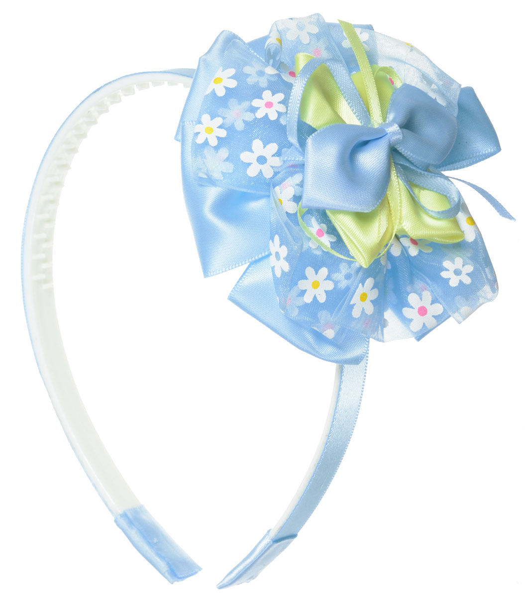 Babys Joy Ободок для волос цвет голубой VT 127VT 127_голубой Babys Joy Ободок для волос цвет голубой VT 127VT 127_голубойОбодок для волос Babys Joy выполнен из пластика с зубчиками. Ободок обтянут текстилем и оформлен декоративным элементом в виде очаровательного бантика. Ободок позволяет не только убрать непослушные волосы со лба, но и придать образу романтичности и очарования. Рекомендовано для детей старше трех лет.
